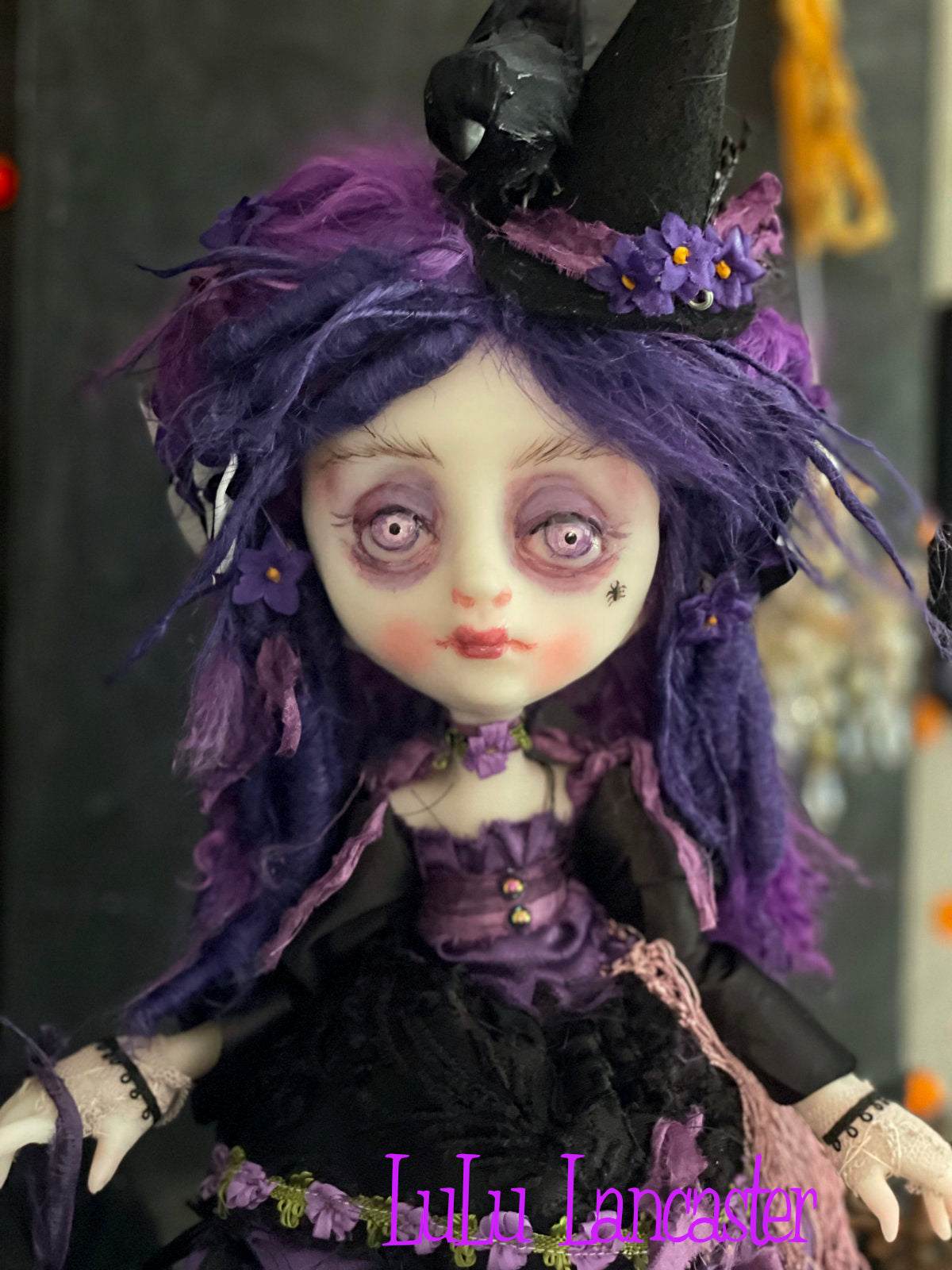 Lorabelle Rococo Witch Original LuLu Lancaster Halloween Art Dolls