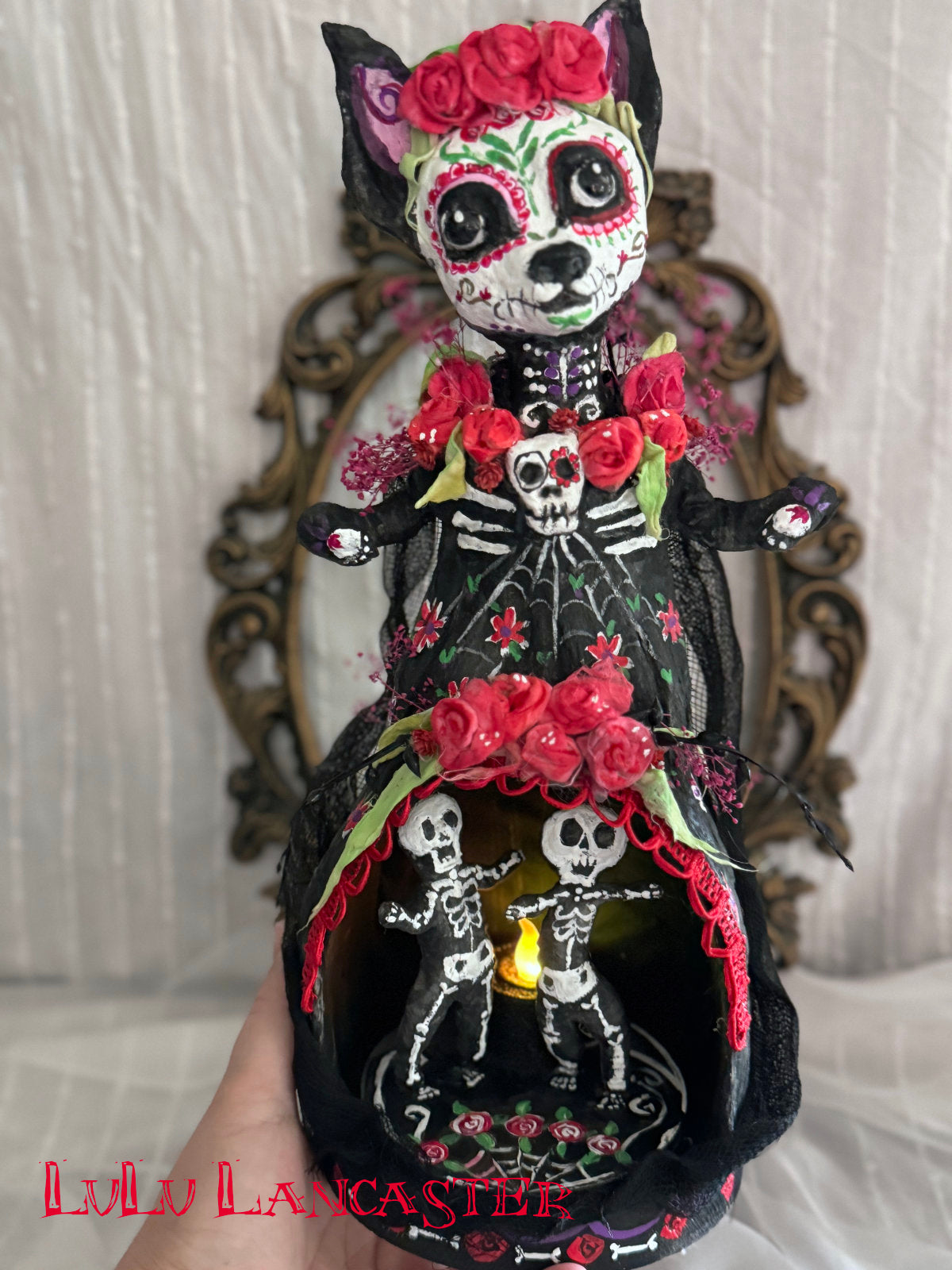 Day of the dead Chihuahua Original LuLu Lancaster