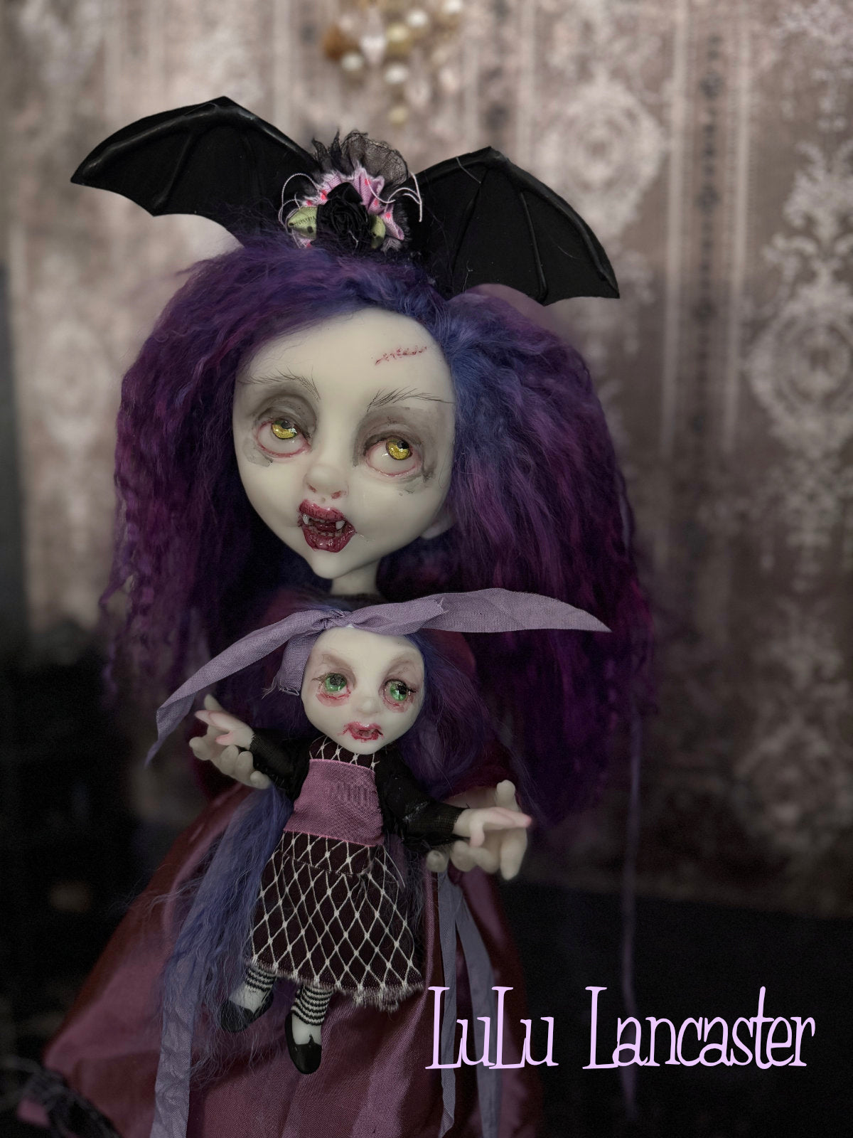 Violet The Vampire Original LuLu Lancaster Art Doll