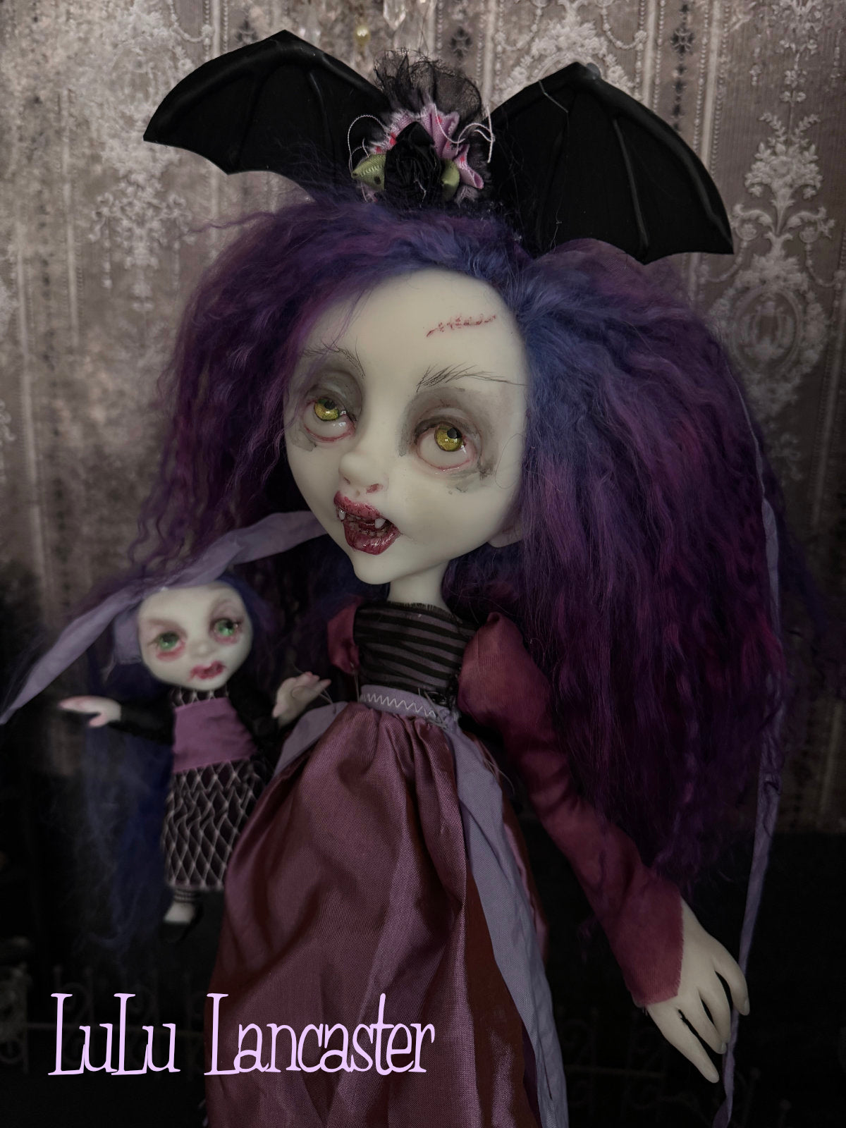 Violet The Vampire Original LuLu Lancaster Art Doll