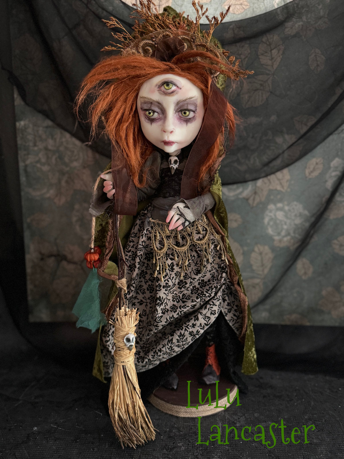 Alder Sylvain the 3rd eye Witch Halloween Original LuLu Lancaster Art Dolls