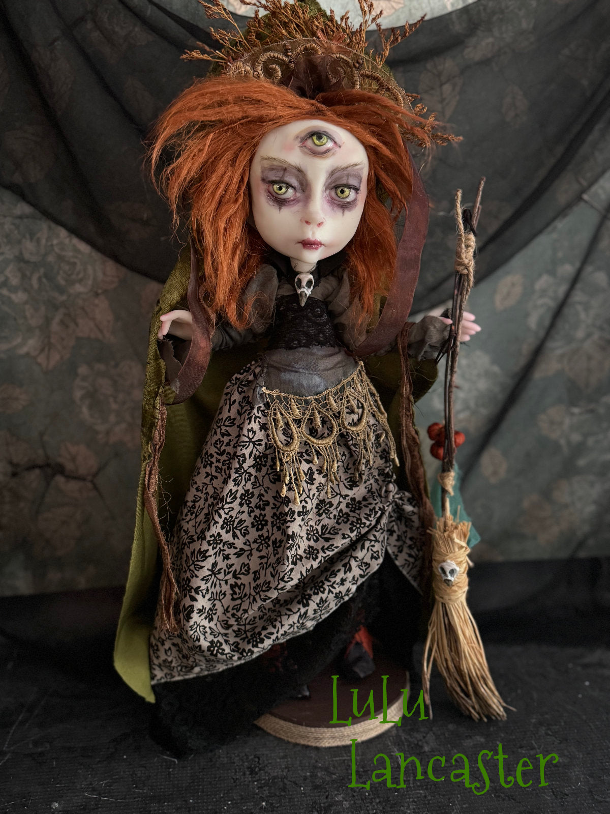 Alder Sylvain the 3rd eye Witch Halloween Original LuLu Lancaster Art Dolls