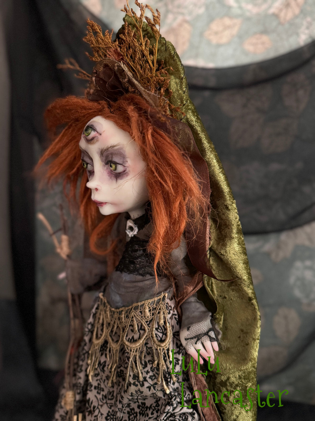 Alder Sylvain the 3rd eye Witch Halloween Original LuLu Lancaster Art Dolls