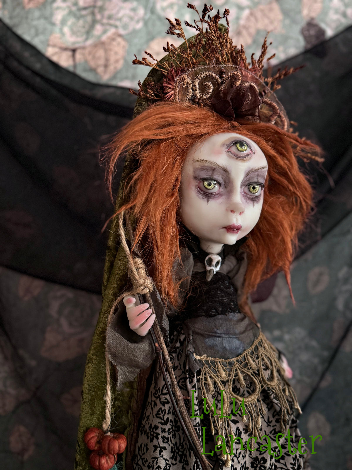 Alder Sylvain the 3rd eye Witch Halloween Original LuLu Lancaster Art Dolls