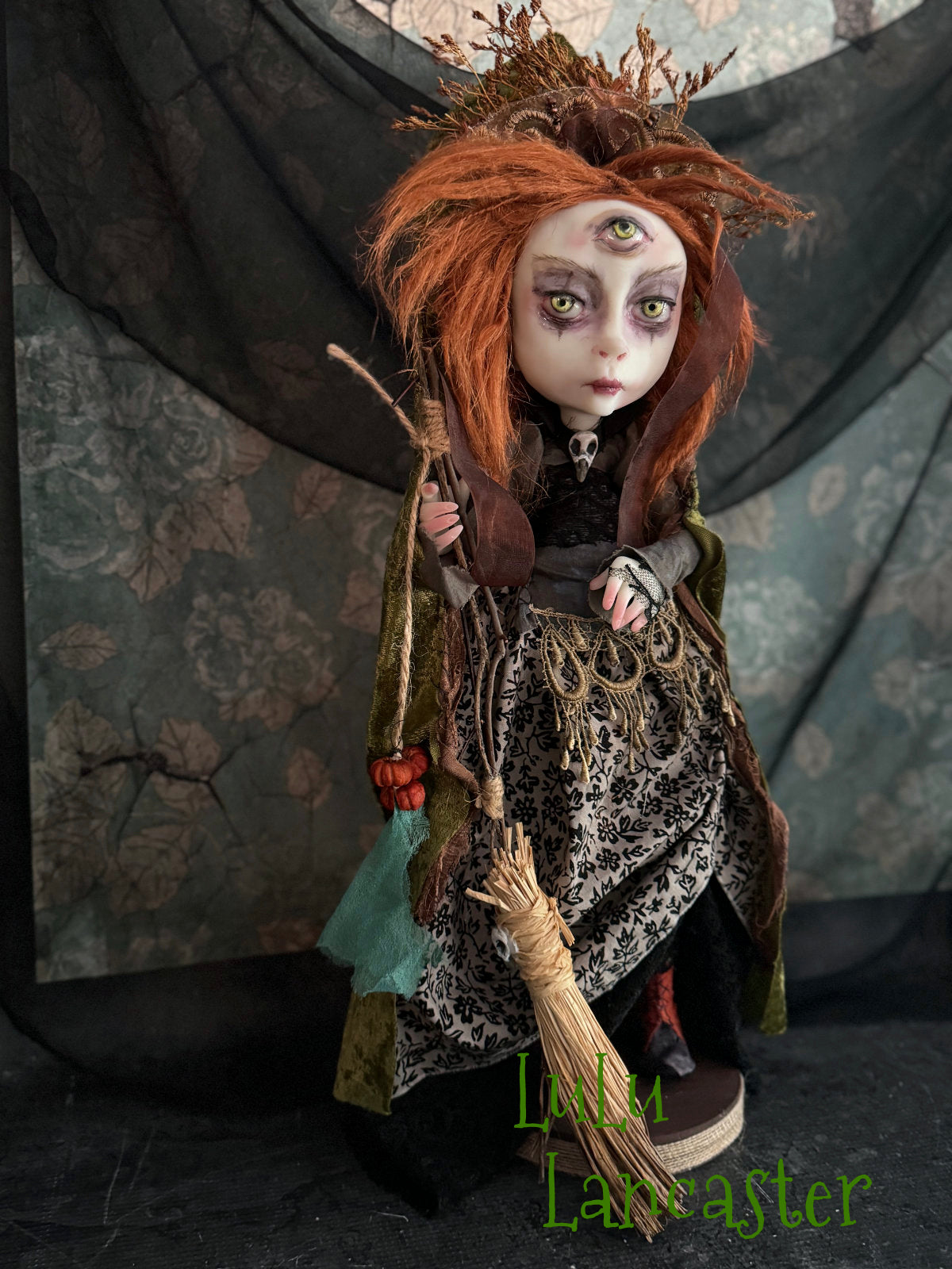 Alder Sylvain the 3rd eye Witch Halloween Original LuLu Lancaster Art Dolls