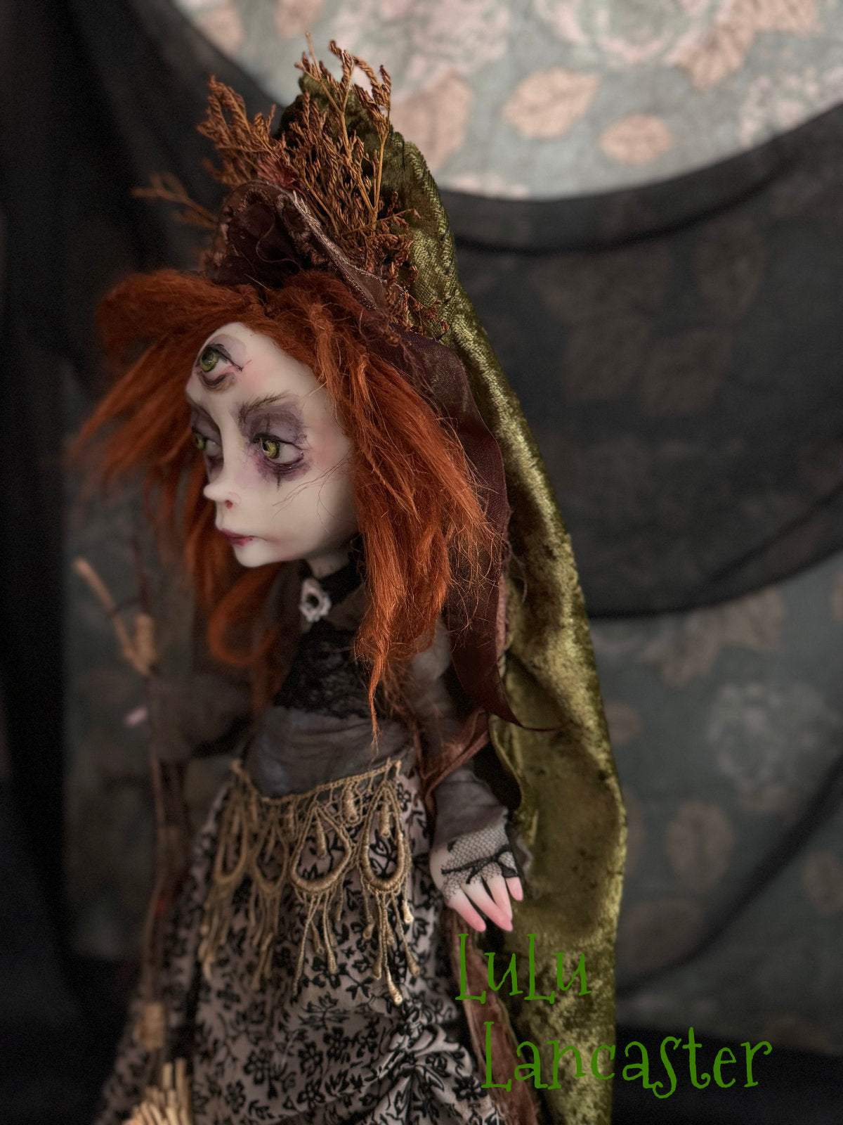 Alder Sylvain the 3rd eye Witch Halloween Original LuLu Lancaster Art Dolls