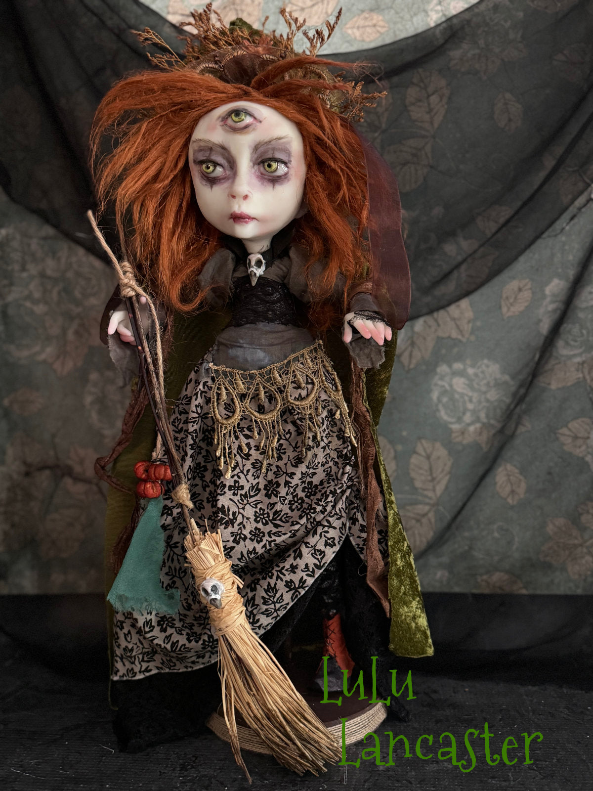 Alder Sylvain the 3rd eye Witch Halloween Original LuLu Lancaster Art Dolls