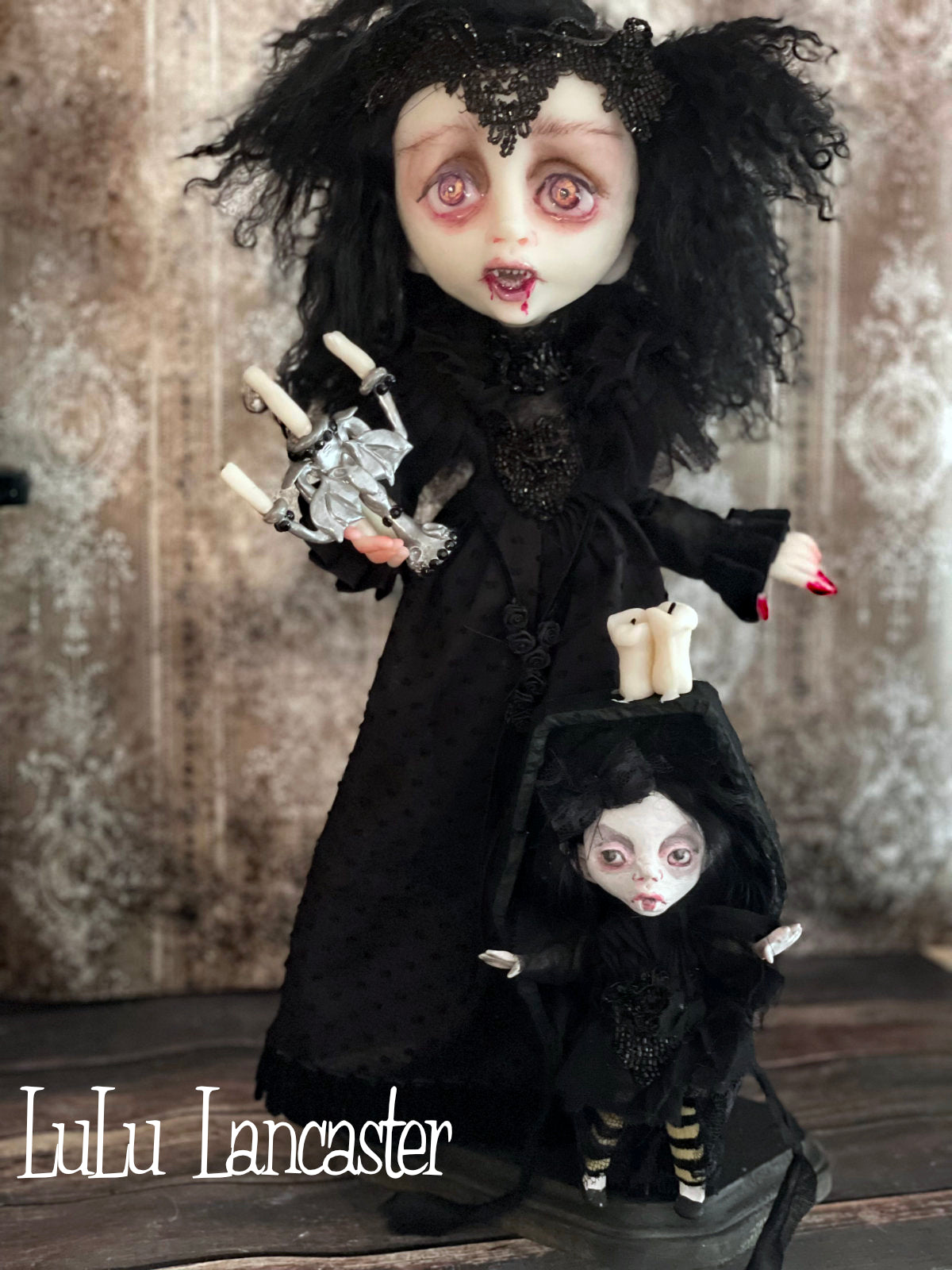 Alvira Gothic Vampire Original LuLu Lancaster Art Dolls