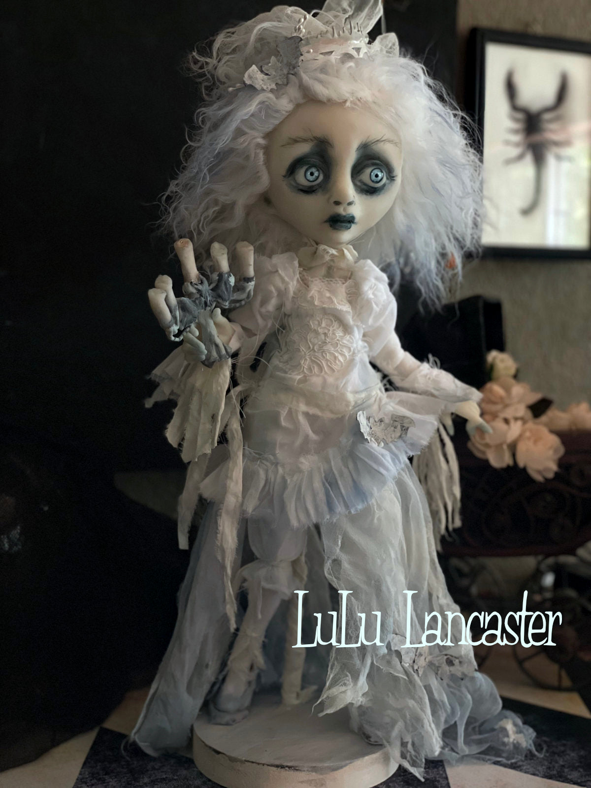 Amalia Victorian ghostie Original LuLu Lancaster Art Dolls