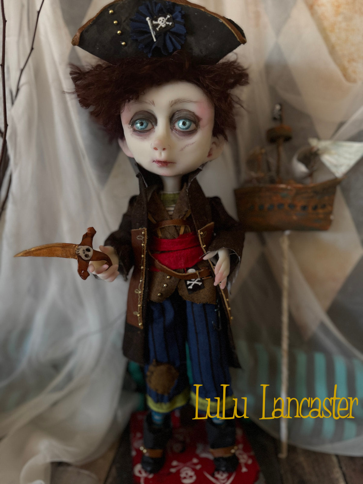 Bartholomew Buccaneer ~Original LuLu Lancaster Art Doll