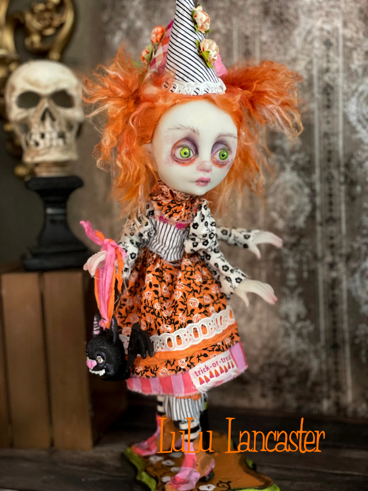 Batty Beth Conjoined Halloween Twins Original LuLu Lancaster Art Doll