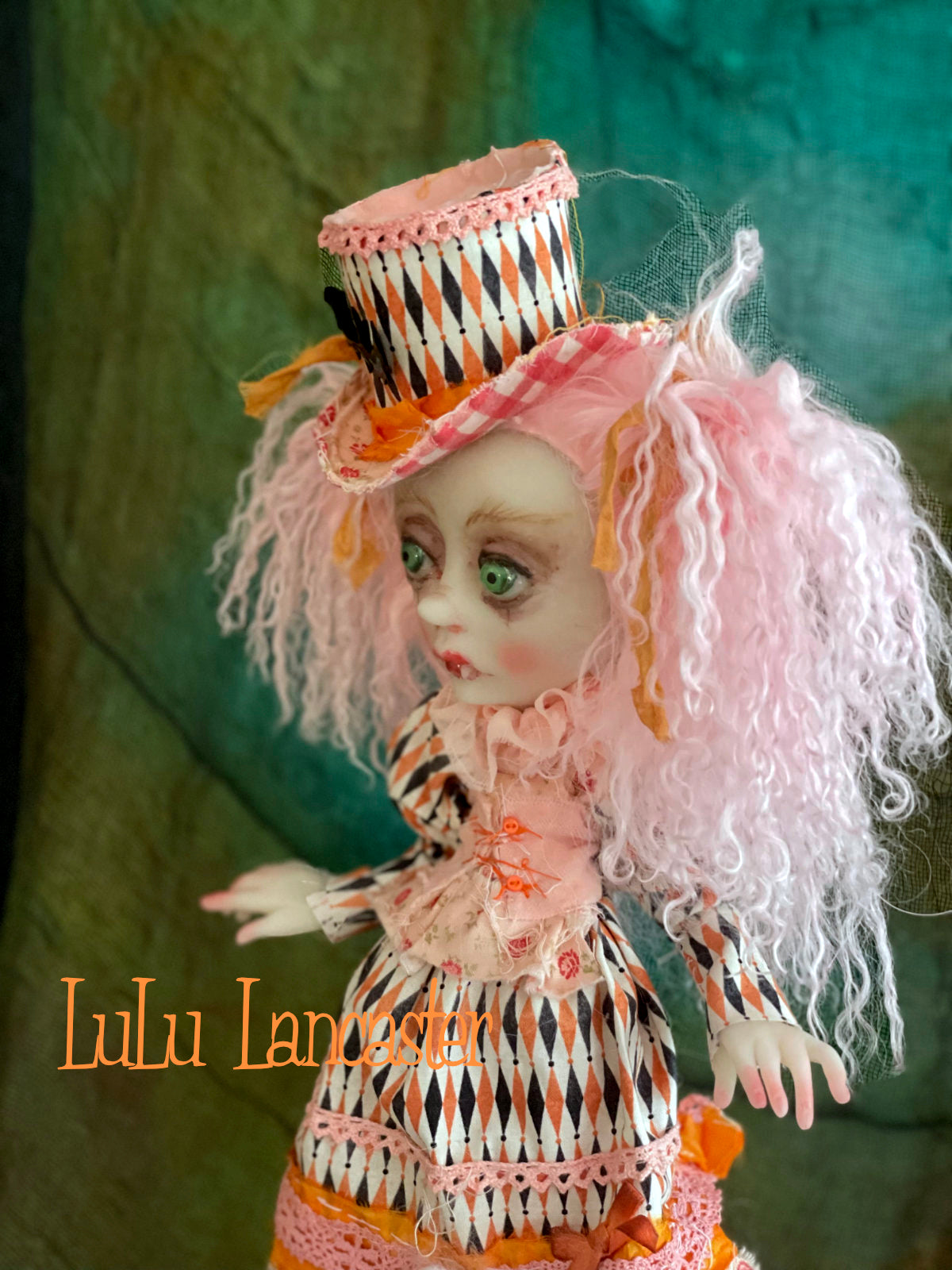Bevin the biter Vampire Halloween Original LuLu Lancaster Art Doll