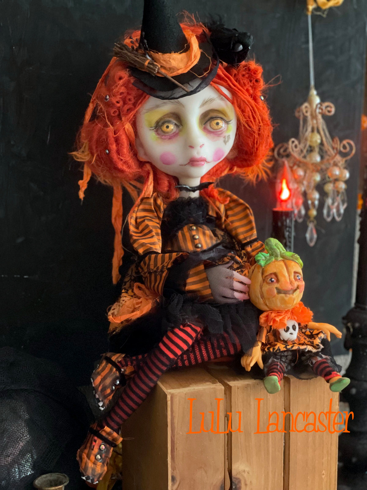 Bezzie Rococo Halloween Witch  Original LuLu Lancaster Art Dolls