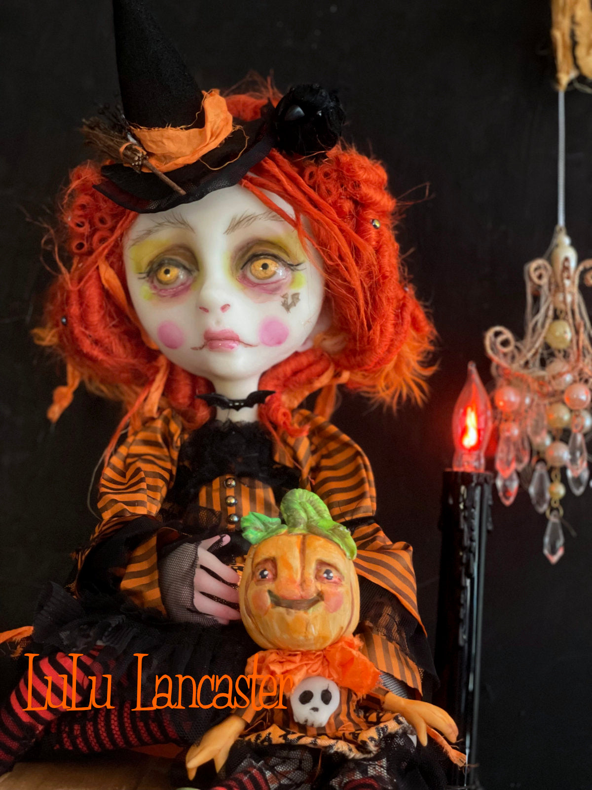Bezzie Rococo Halloween Witch  Original LuLu Lancaster Art Dolls