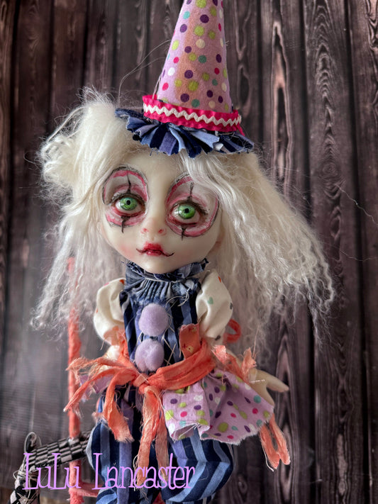Bounce and Bop Clown Circus Mini Original LuLu Lancaster Art Doll