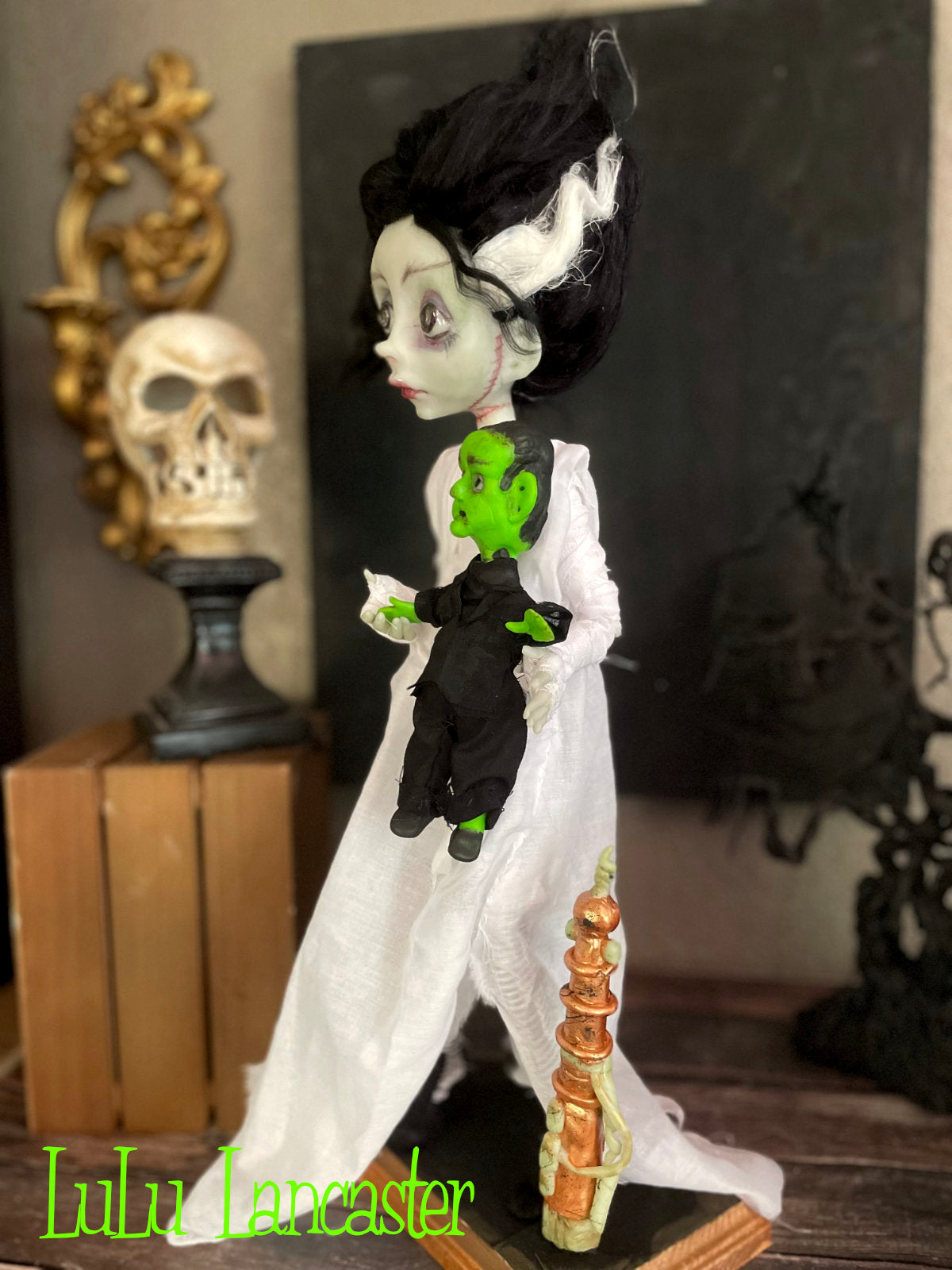 The Bride Original LuLu Lancaster Halloween Art Doll
