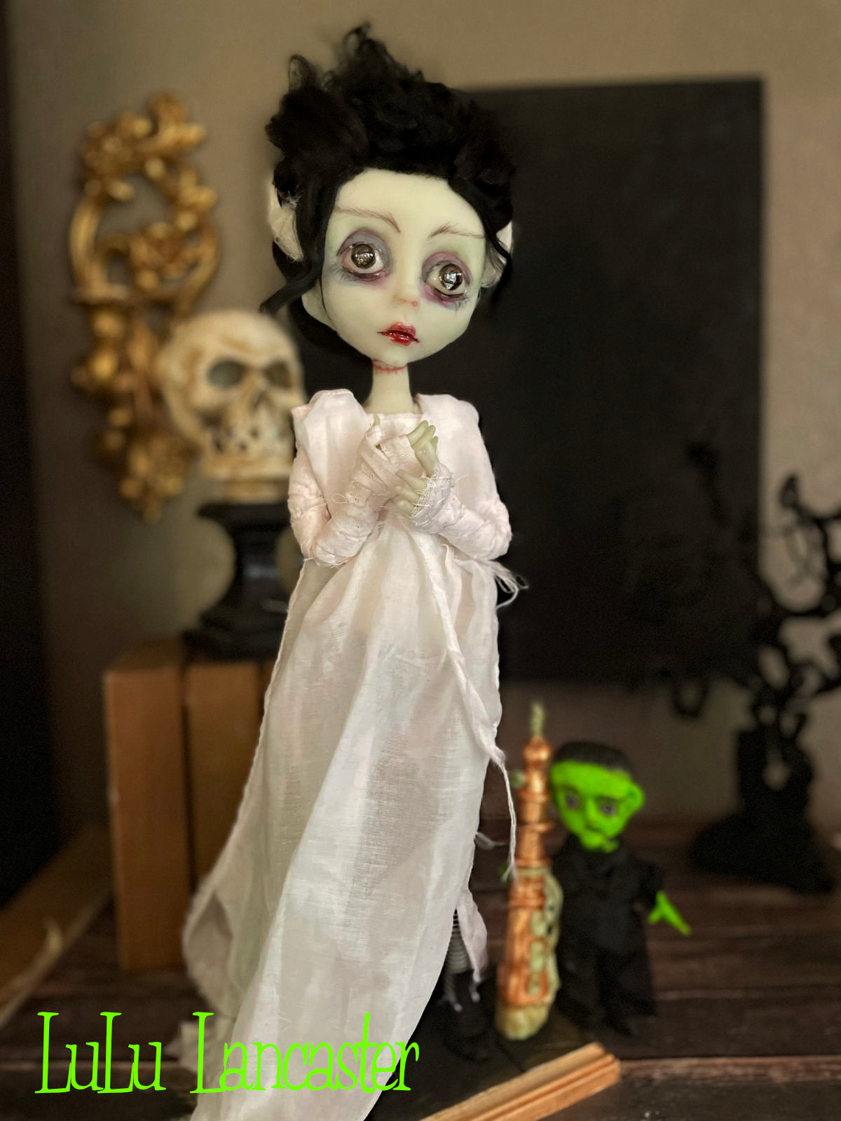 The Bride Original LuLu Lancaster Halloween Art Doll