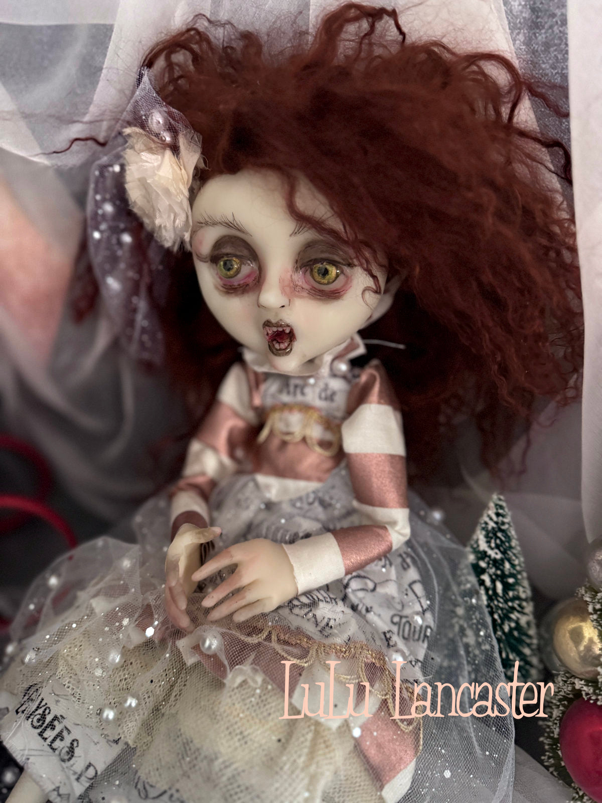 Bridgitte the winter Vampire Original LuLu Lancaster Art Doll