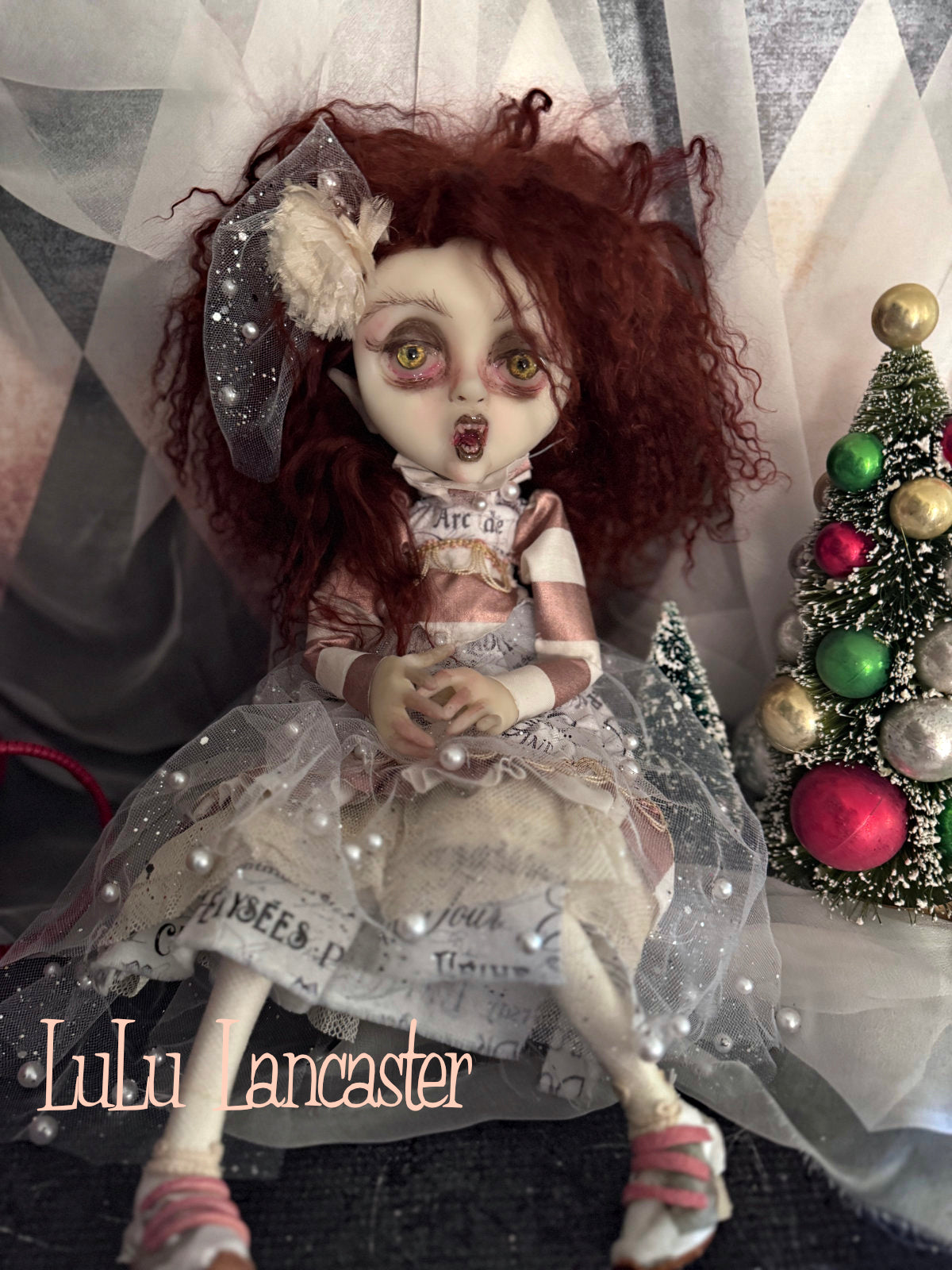 Bridgitte the winter Vampire Original LuLu Lancaster Art Doll