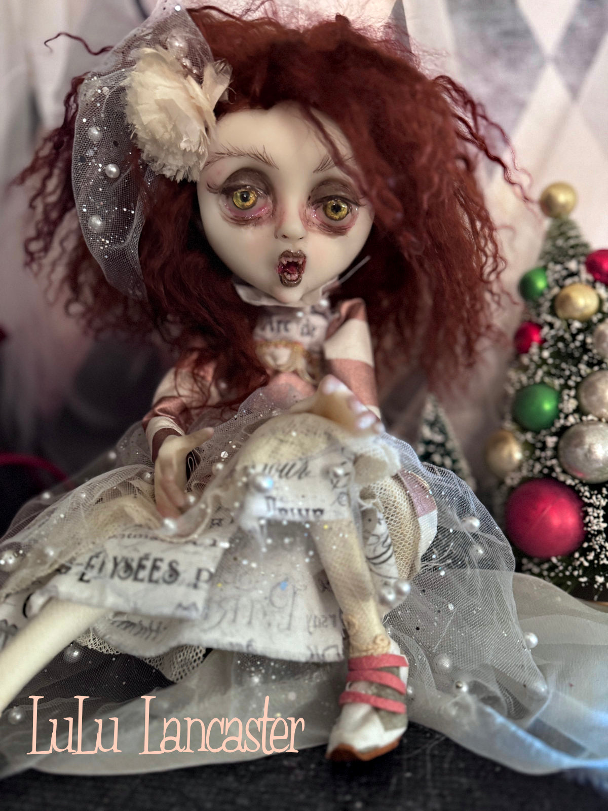 Bridgitte the winter Vampire Original LuLu Lancaster Art Doll