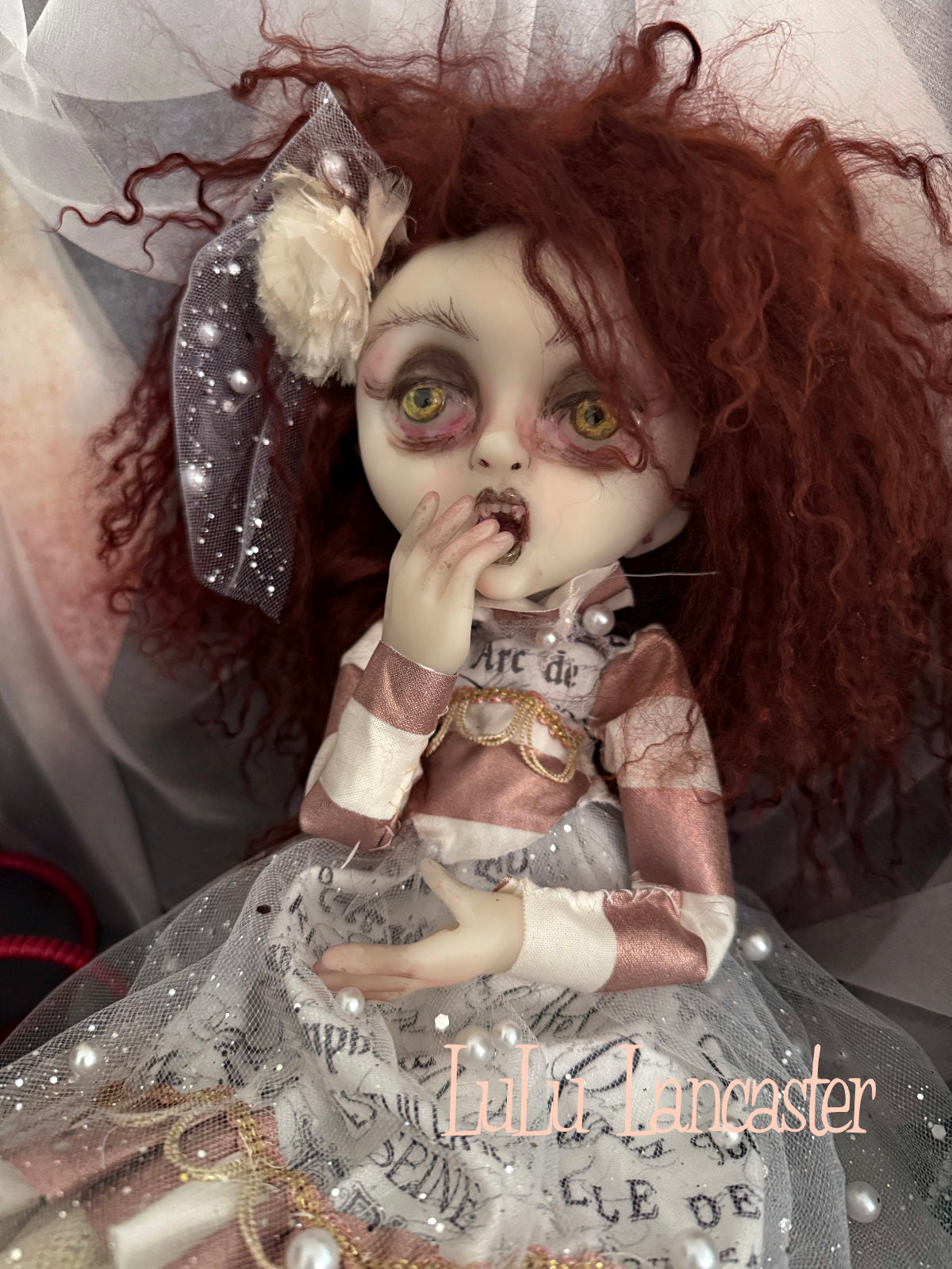 Bridgitte the winter Vampire Original LuLu Lancaster Art Doll