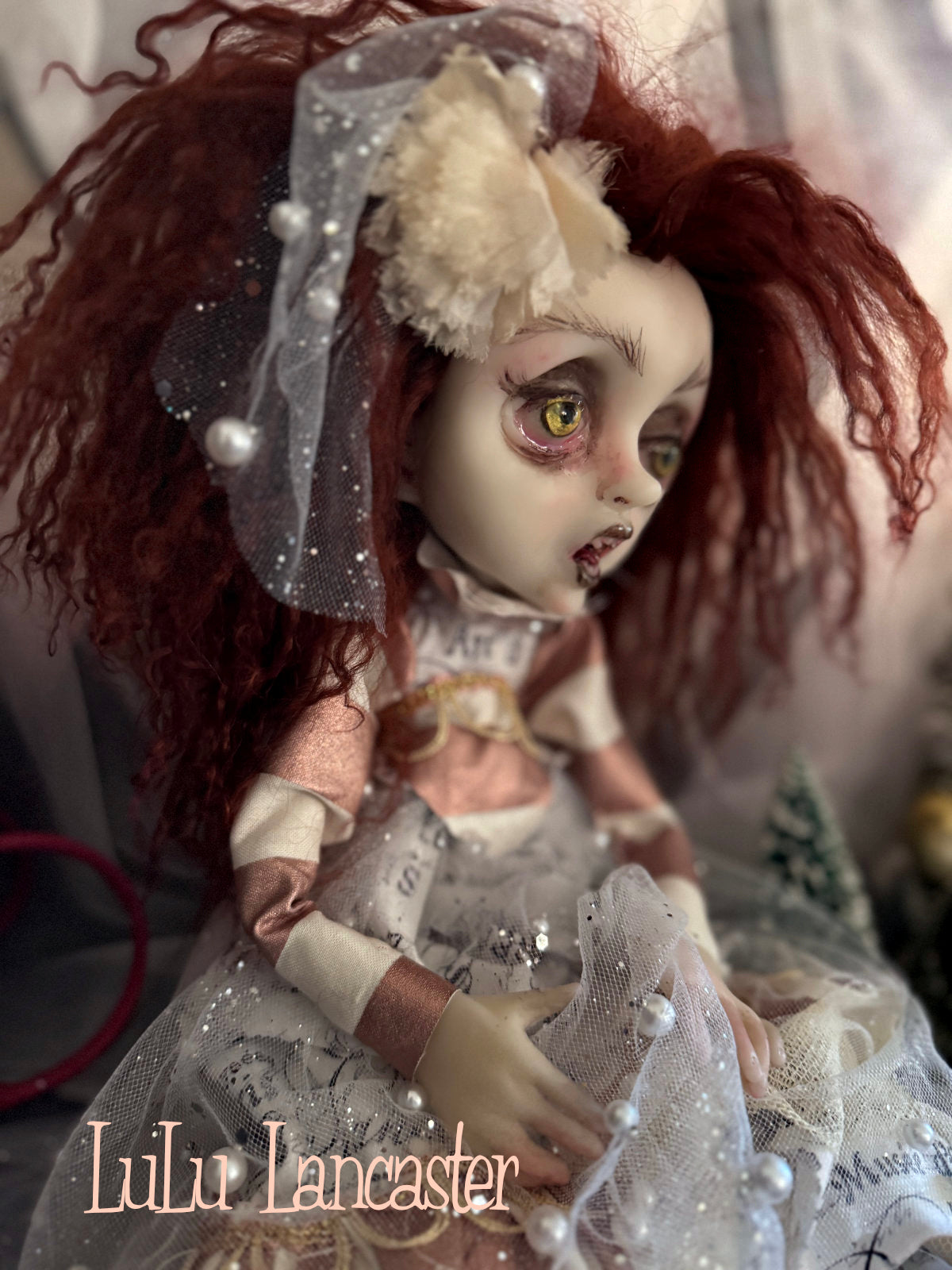 Bridgitte the winter Vampire Original LuLu Lancaster Art Doll