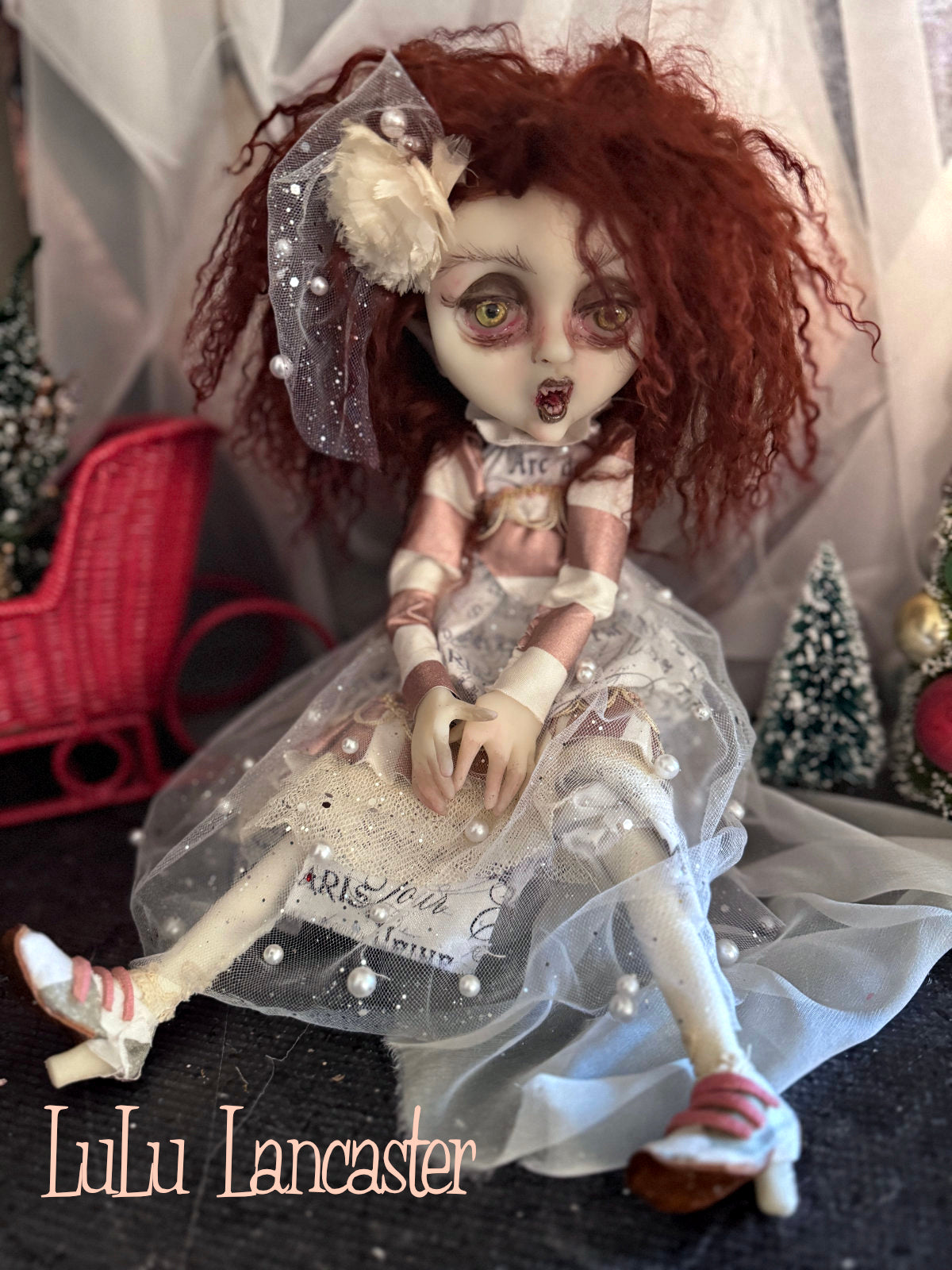 Bridgitte the winter Vampire Original LuLu Lancaster Art Doll