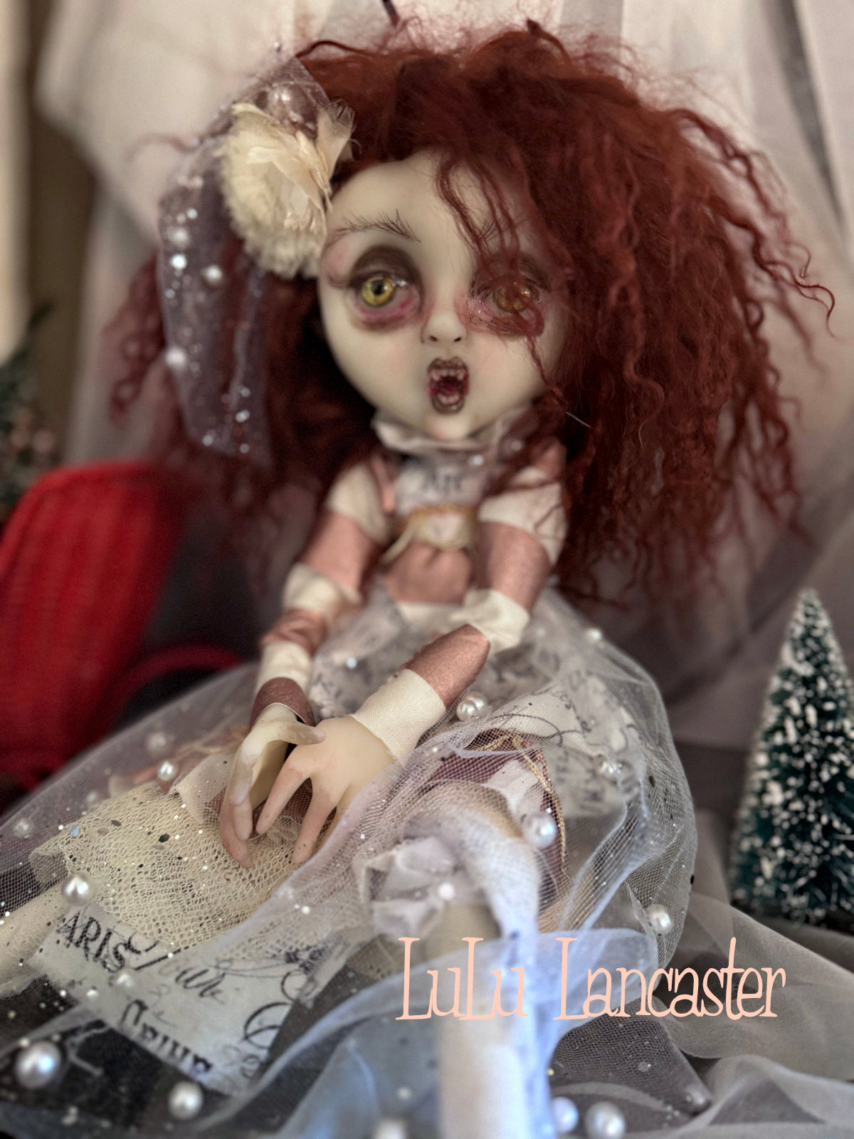 Bridgitte the winter Vampire Original LuLu Lancaster Art Doll