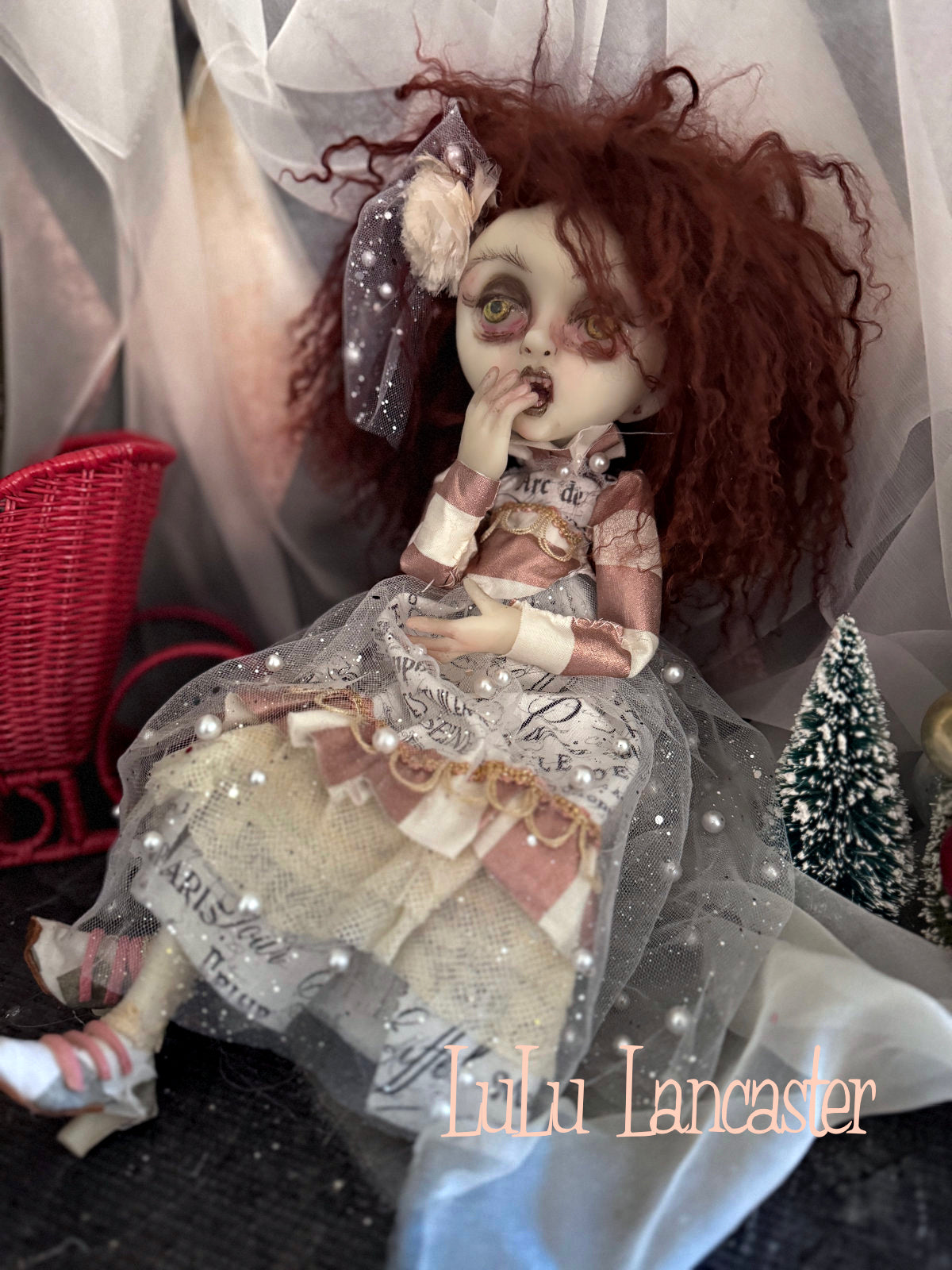 Bridgitte the winter Vampire Original LuLu Lancaster Art Doll