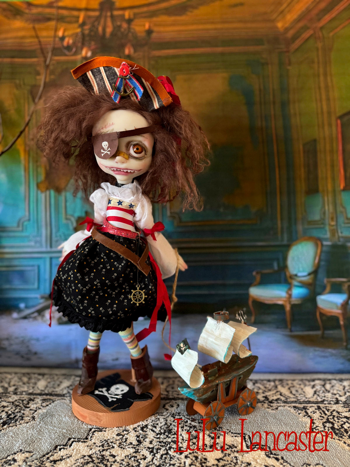 Buella the Buccaneer  ~Original LuLu Lancaster Art Doll