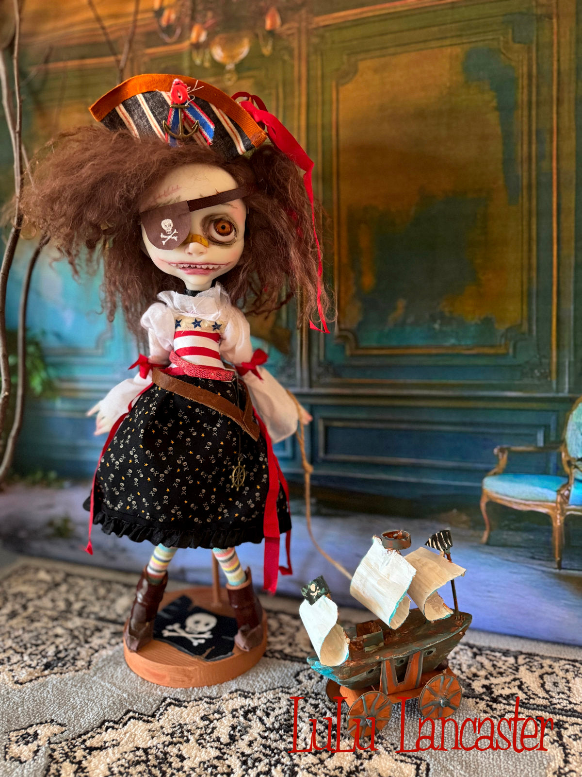 Buella the Buccaneer  ~Original LuLu Lancaster Art Doll