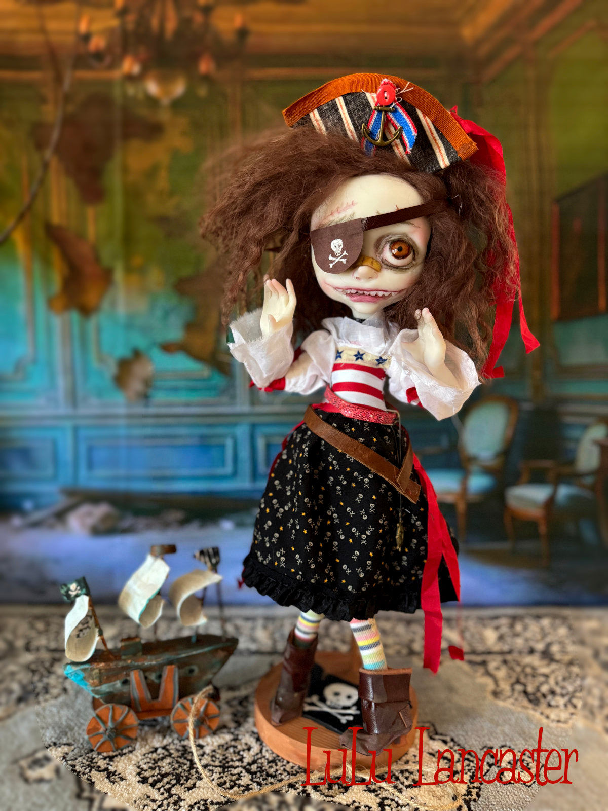 Buella the Buccaneer  ~Original LuLu Lancaster Art Doll