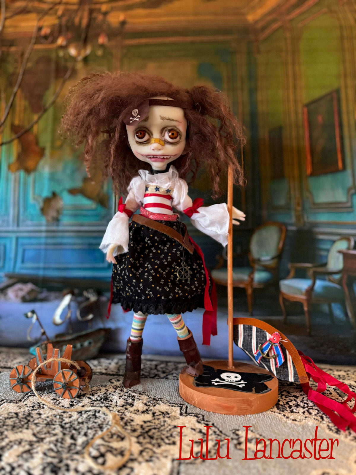Buella the Buccaneer  ~Original LuLu Lancaster Art Doll