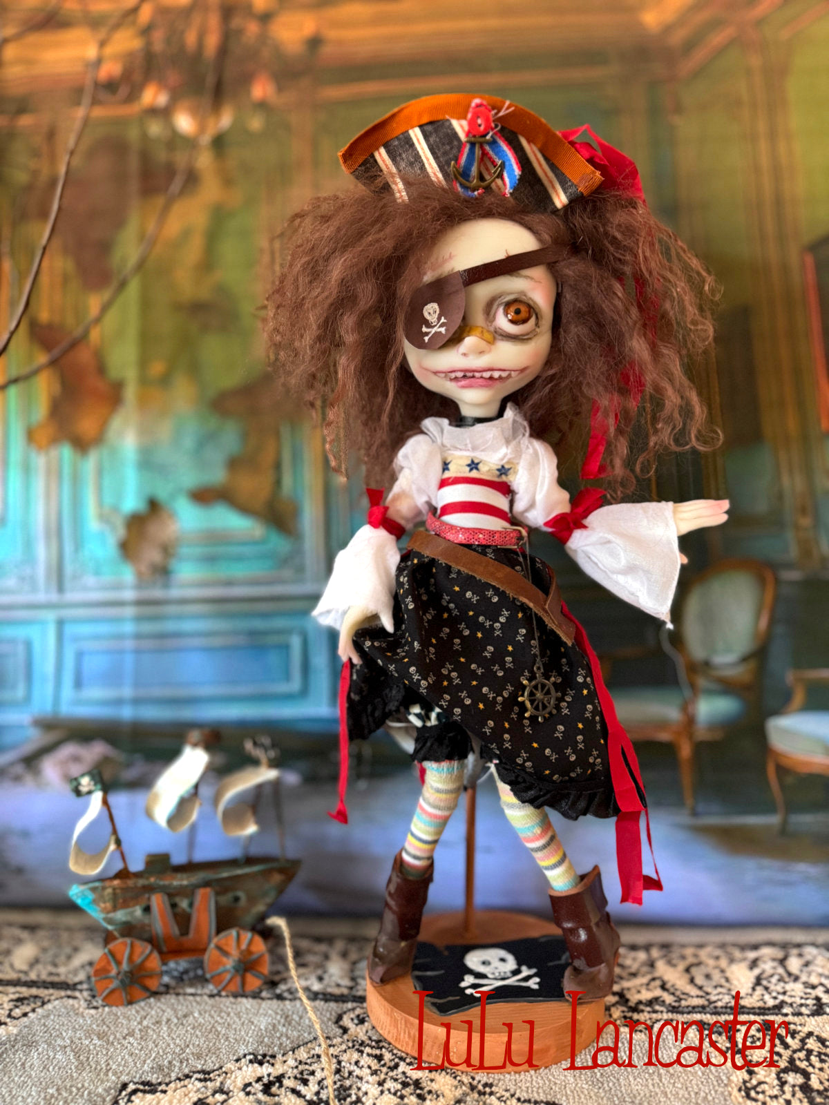 Buella the Buccaneer  ~Original LuLu Lancaster Art Doll