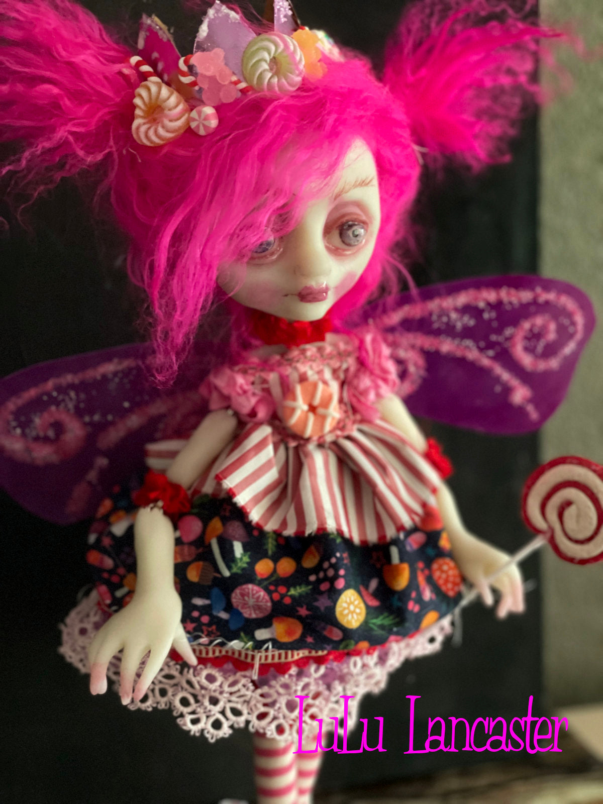 CandyLand Fairy LuLu's Holiday Original LuLu Lancaster Art Doll