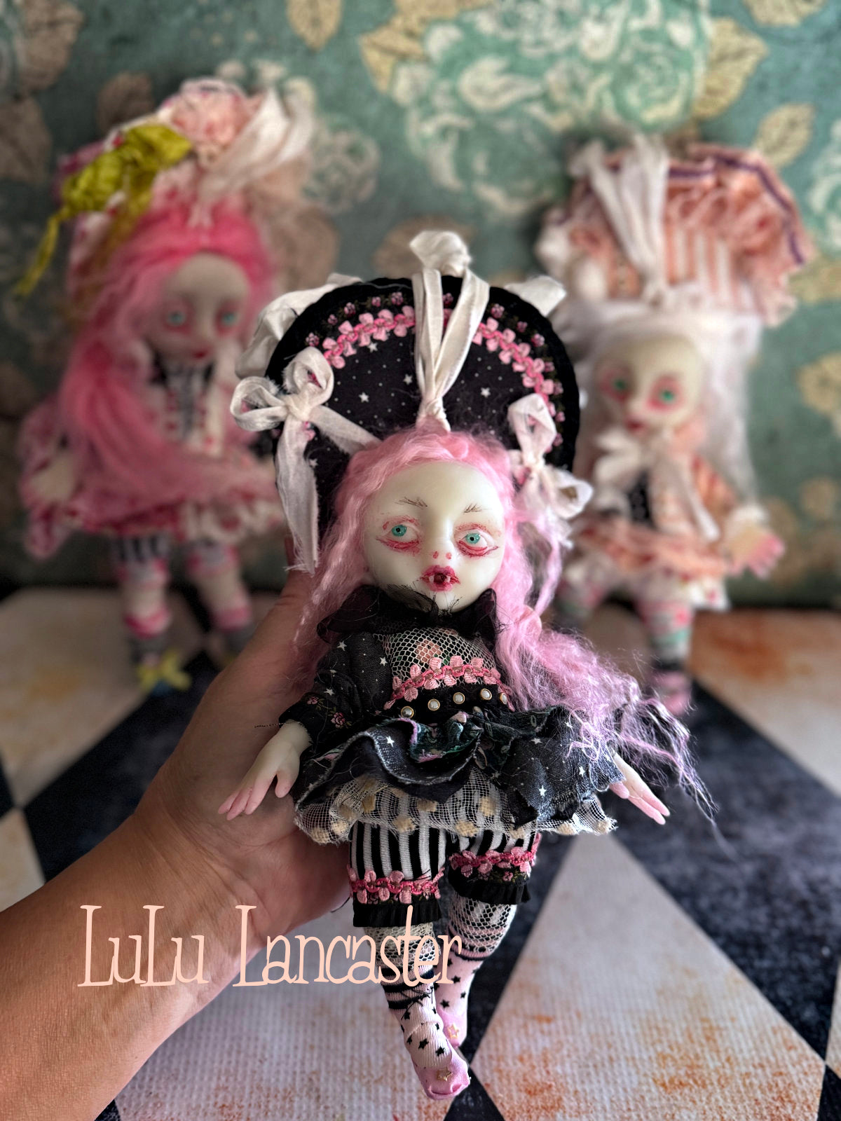 Midge Mini Biter hanging Valloween Original LuLu Lancaster Art Doll