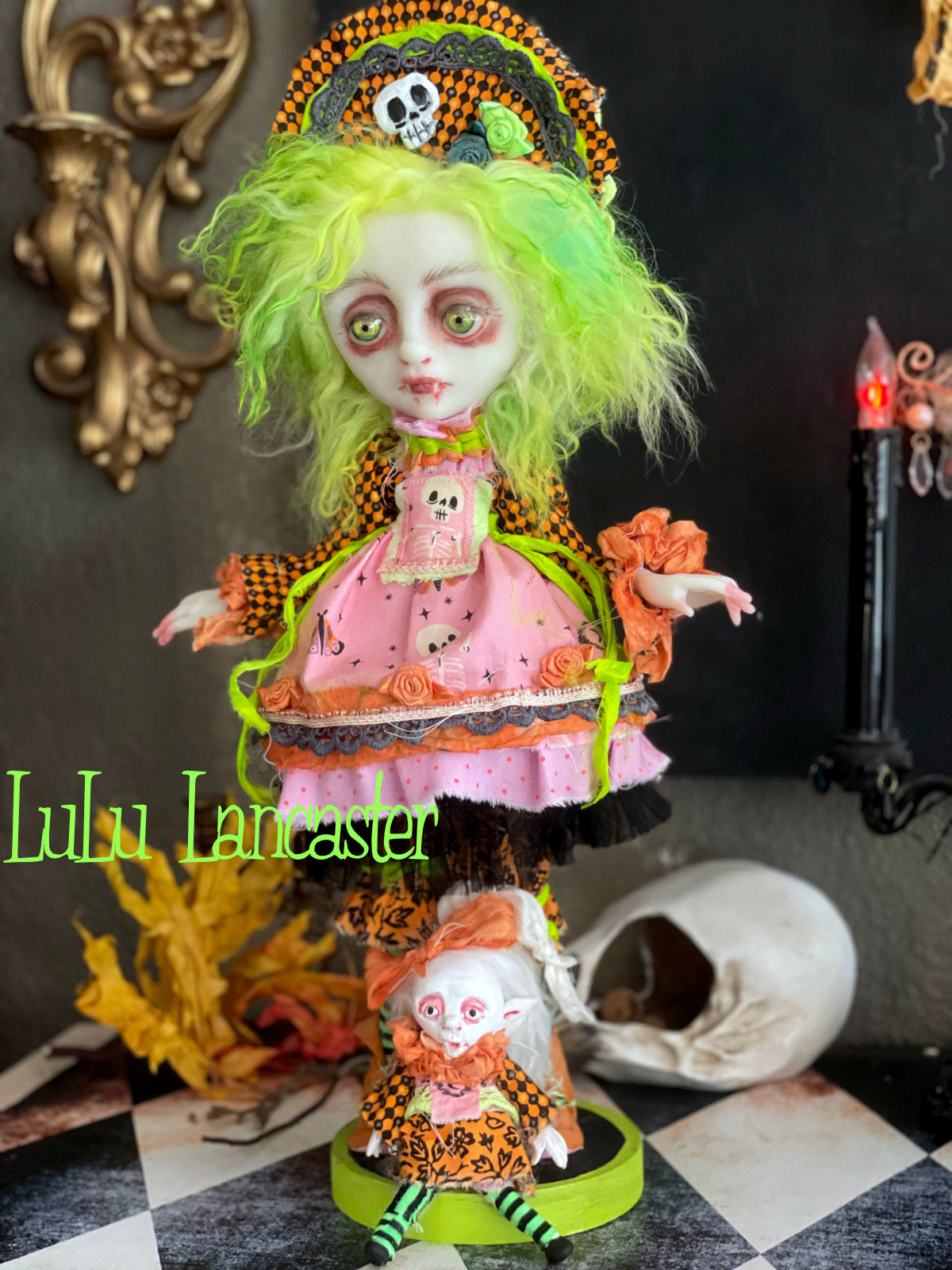 Cintha Vampire Original LuLu Lancaster Halloween Art Dolls