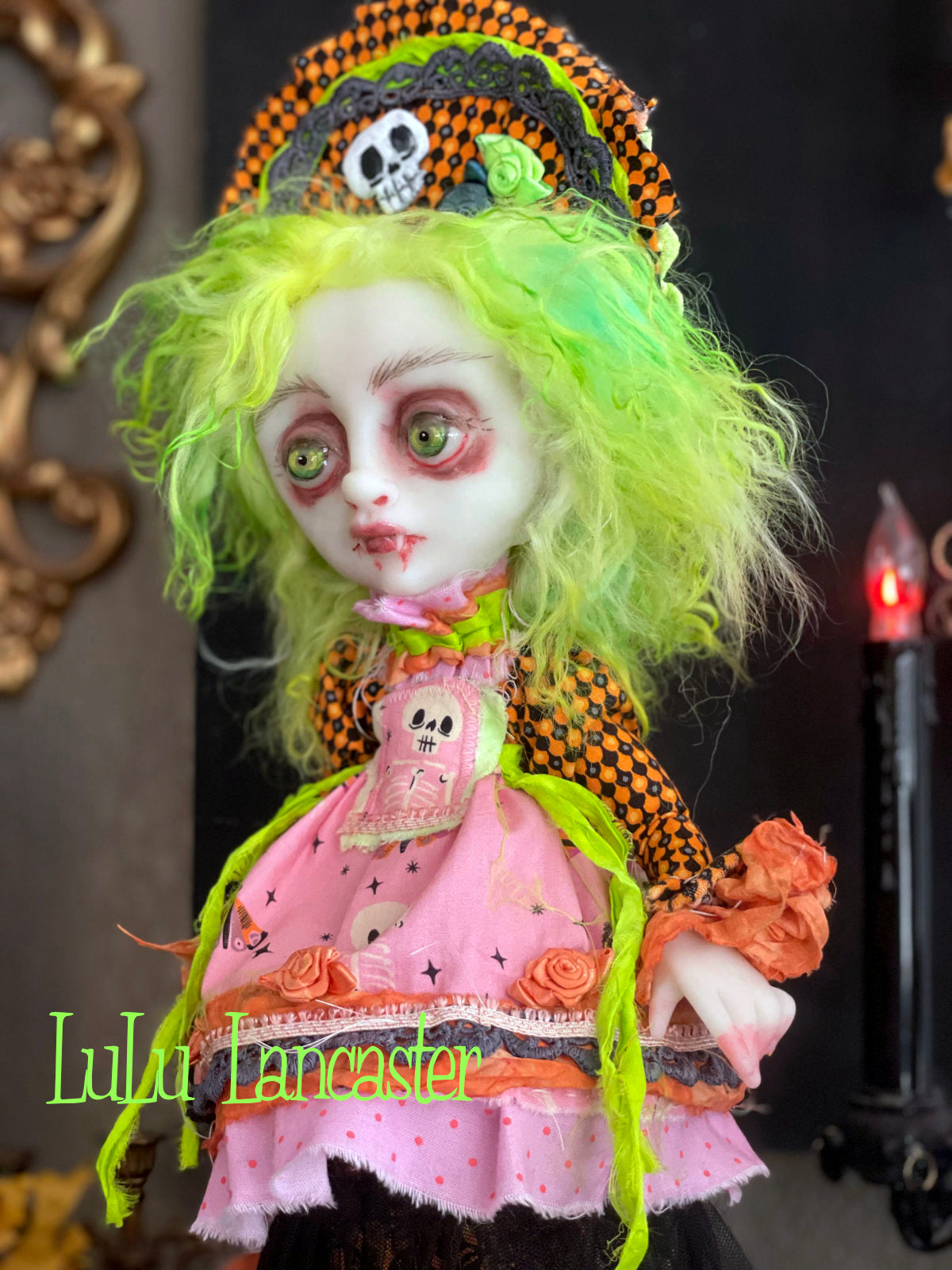 Cintha Vampire Original LuLu Lancaster Halloween Art Dolls