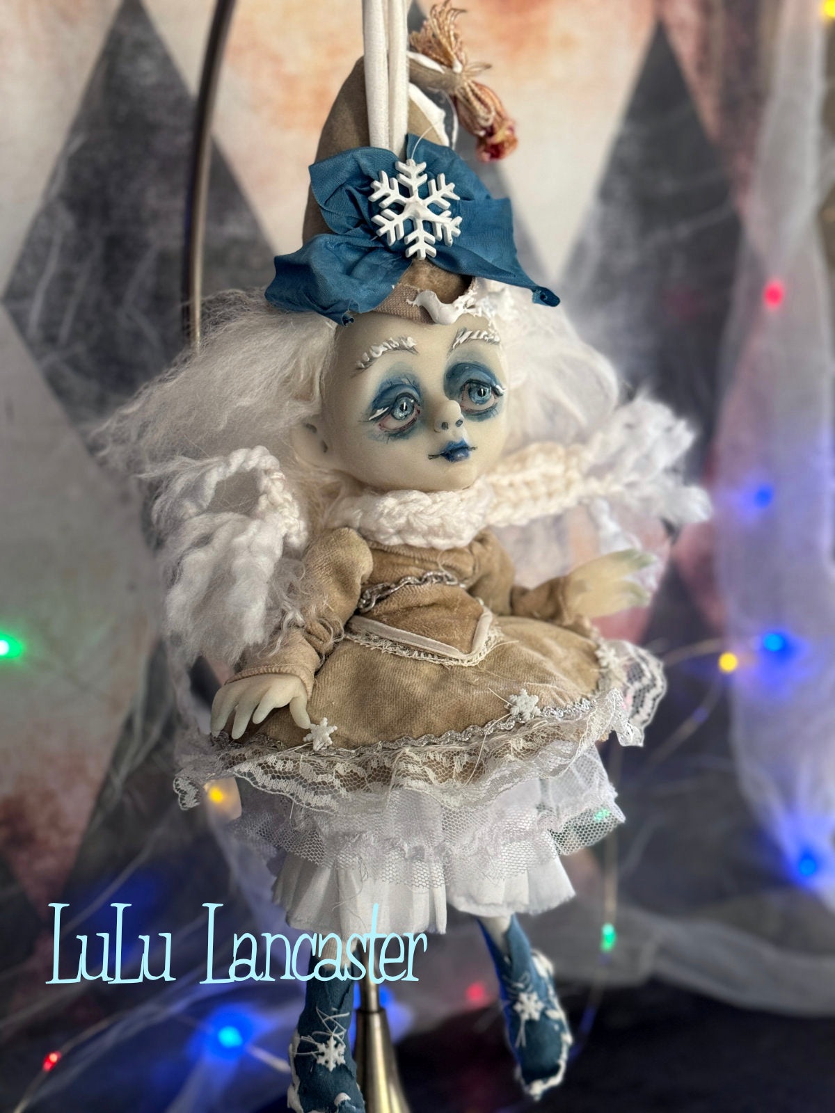 Cookie Snowflake the ice skating Frosty Elf Original LuLu Lancaster Art Doll