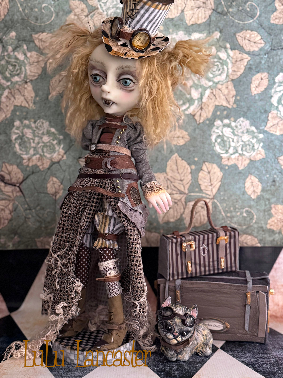 Darling Constant Steampunk Vampire Original LuLu Lancaster Art Doll