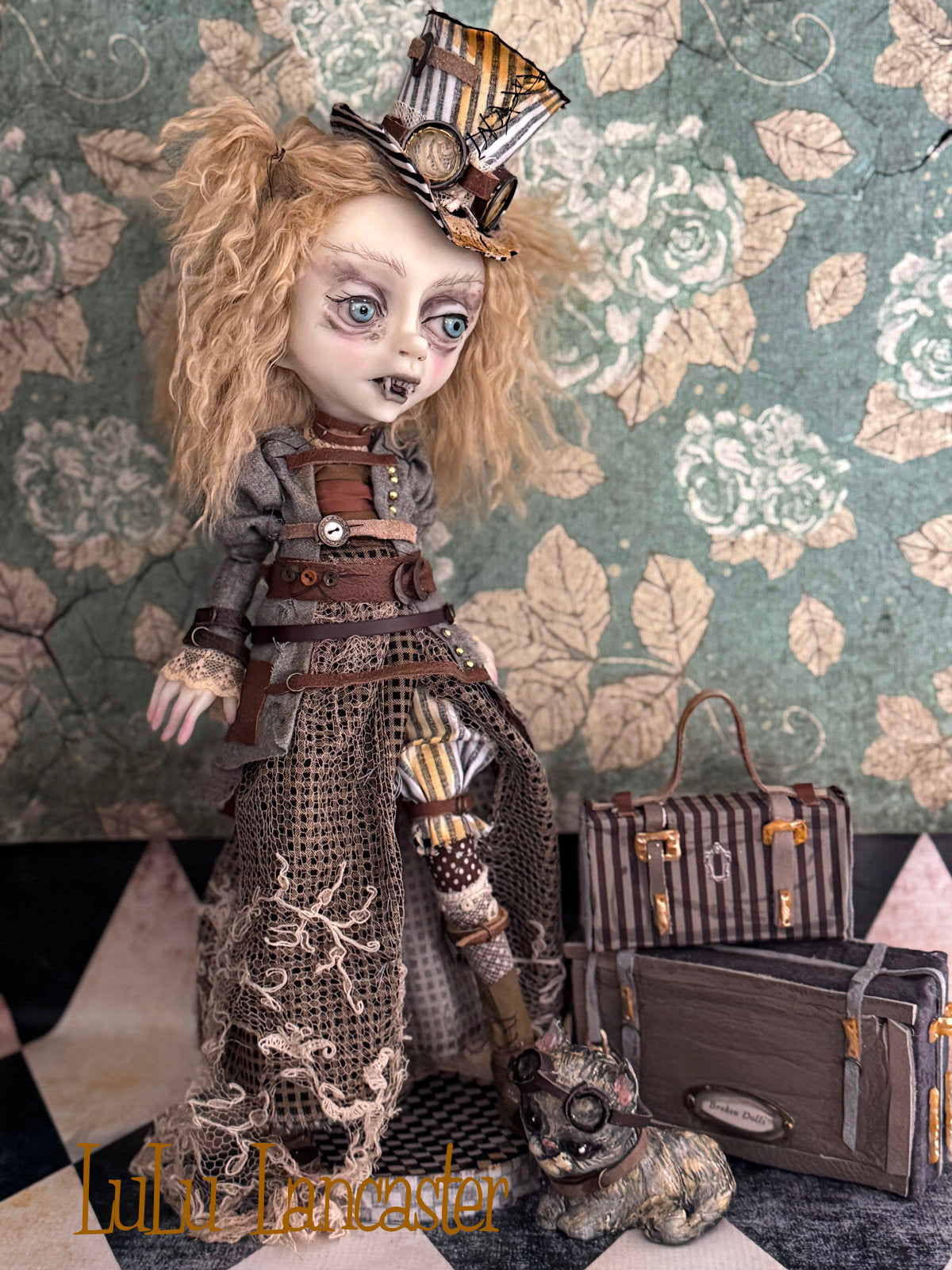 Darling Constant Steampunk Vampire Original LuLu Lancaster Art Doll