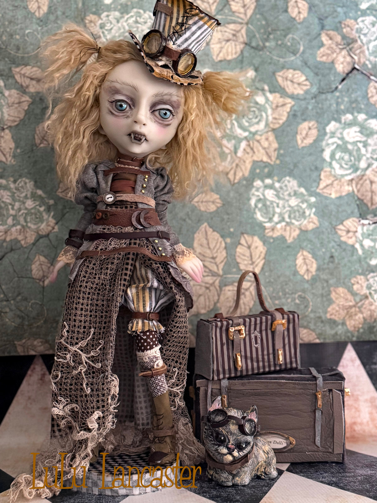 Darling Constant Steampunk Vampire Original LuLu Lancaster Art Doll