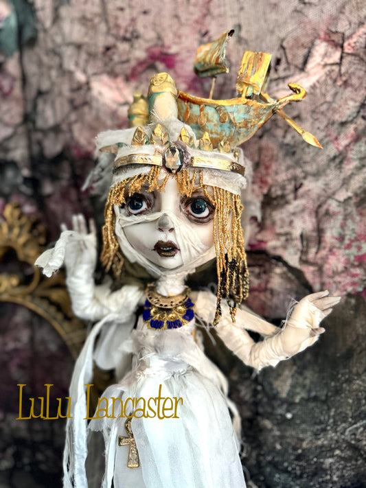 The Divine Journey~ Ancient Egyptian mummy ~Original LuLu Lancaster Art Doll