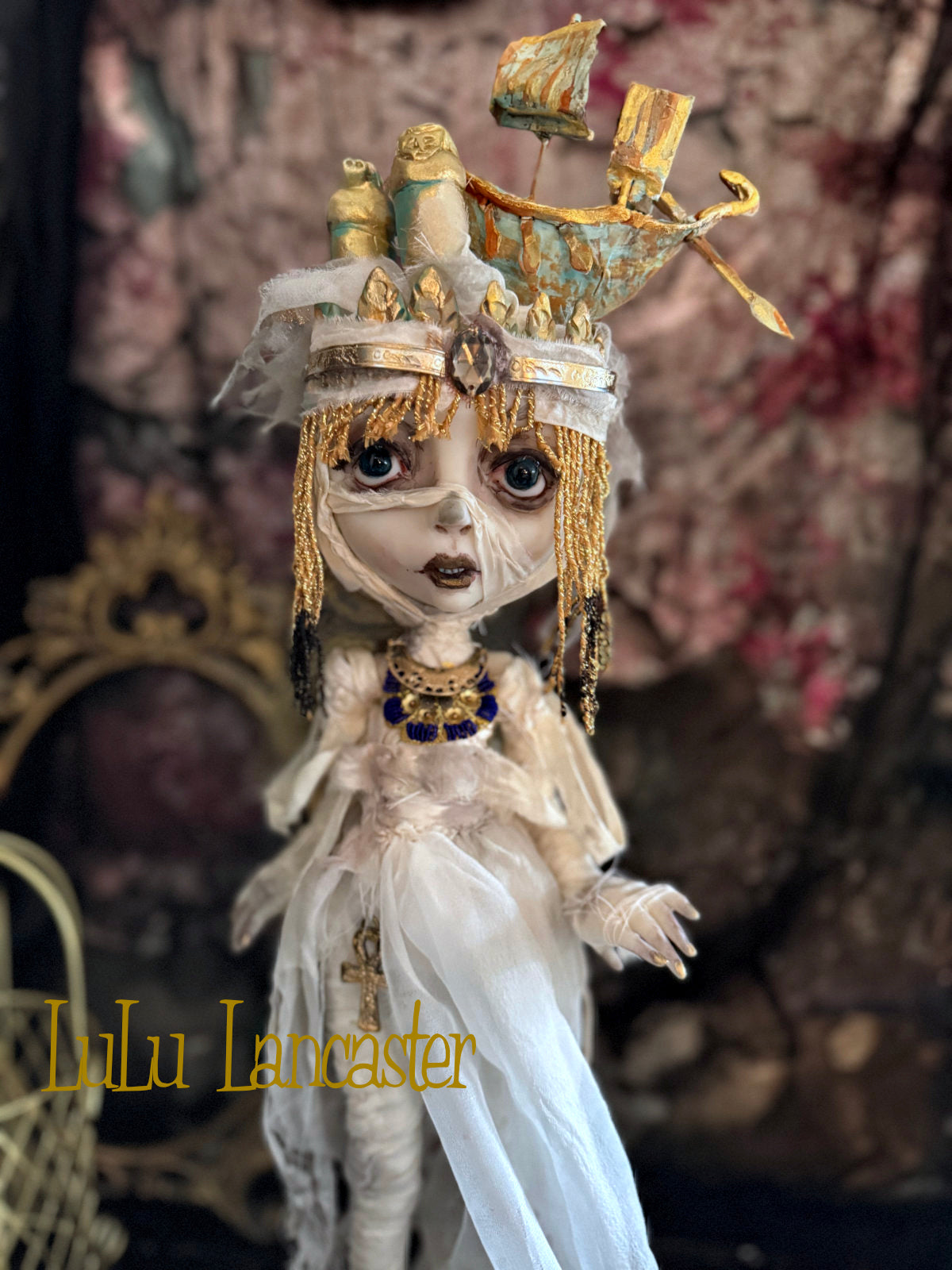The Divine Journey~ Ancient Egyptian mummy ~Original LuLu Lancaster Art Doll