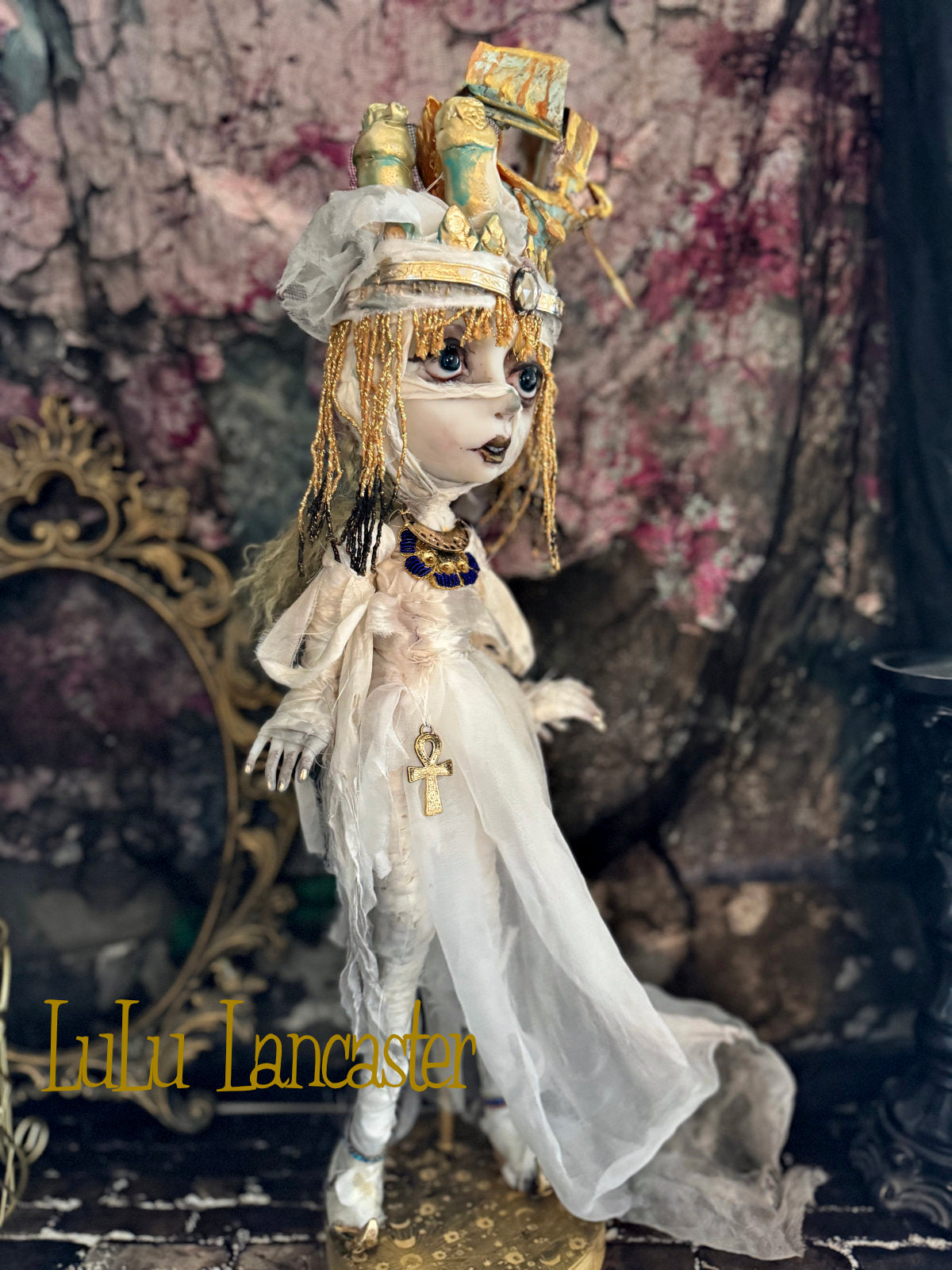 The Divine Journey~ Ancient Egyptian mummy ~Original LuLu Lancaster Art Doll