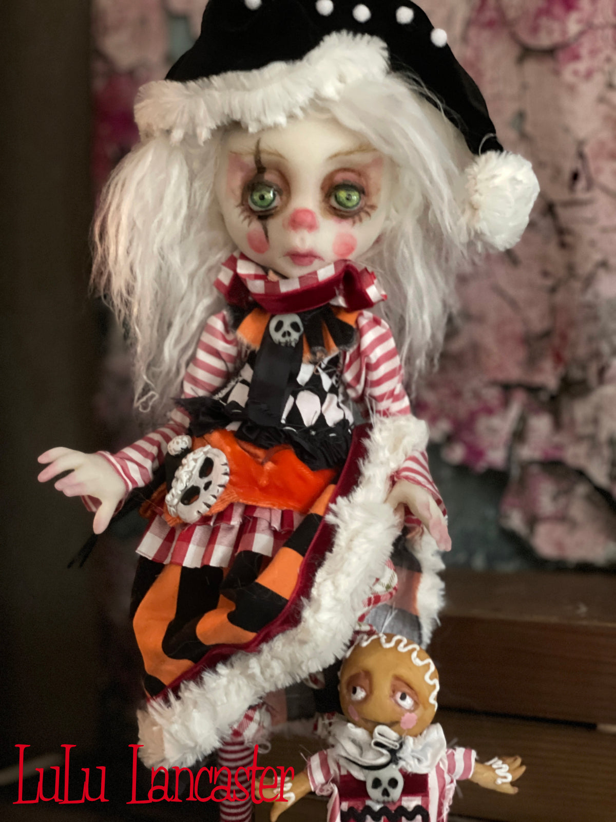 DoriDark the Creepmas Clown Original LuLu Lancaster Art Doll