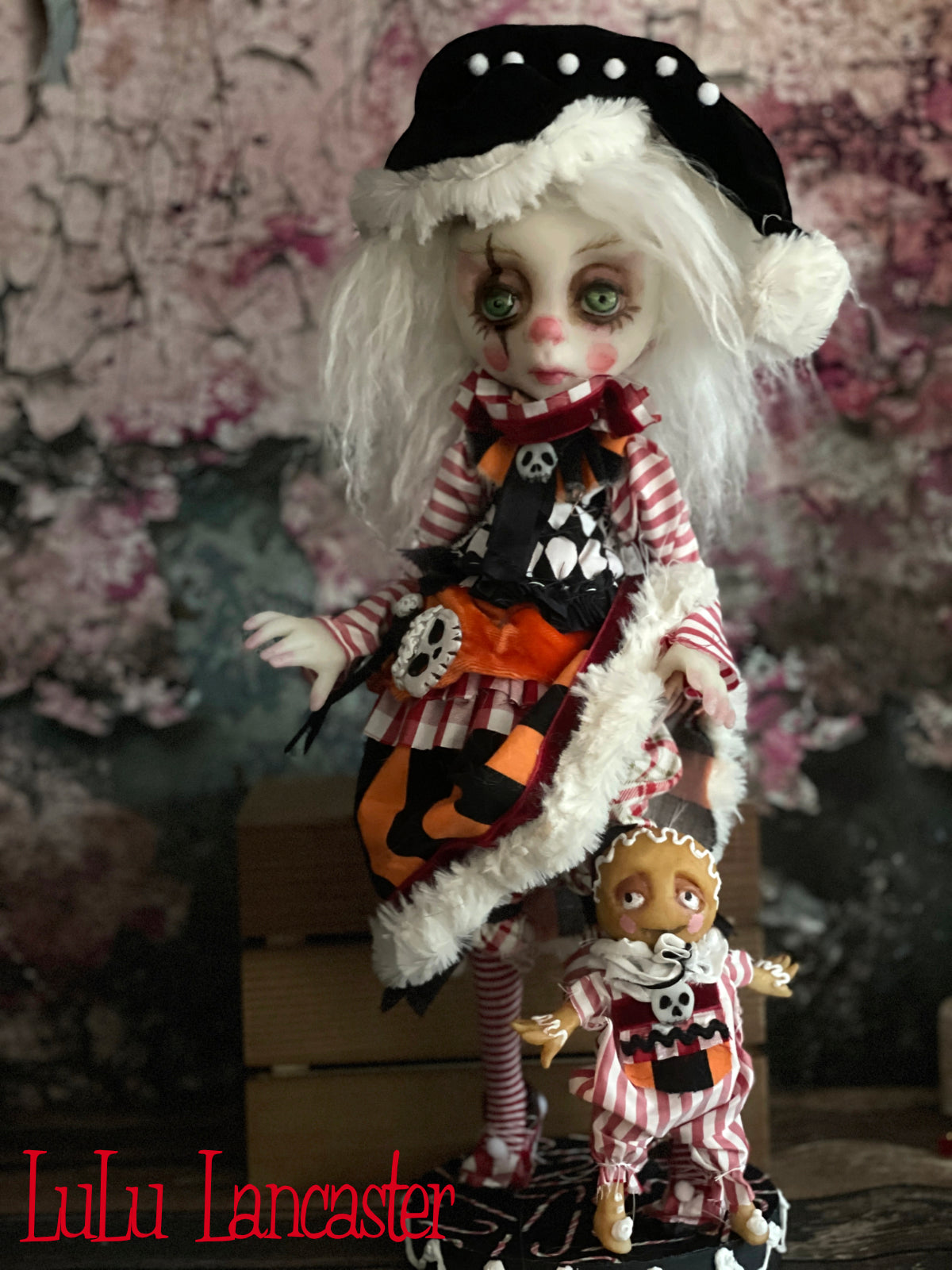 DoriDark the Creepmas Clown Original LuLu Lancaster Art Doll