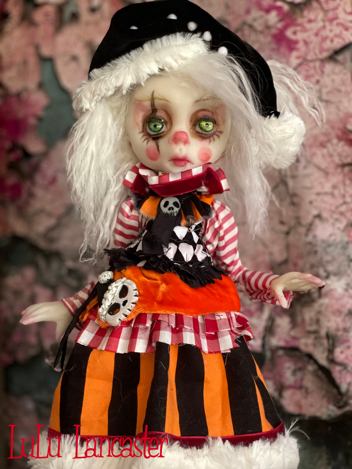 DoriDark the Creepmas Clown Original LuLu Lancaster Art Doll