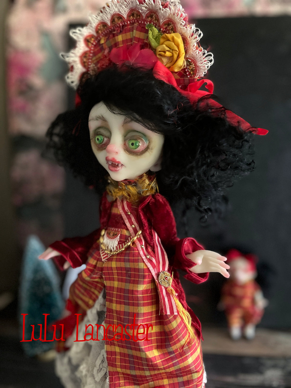 Dresden December and Dolly the Vampire LuLu's Holiday Original LuLu Lancaster Art Doll