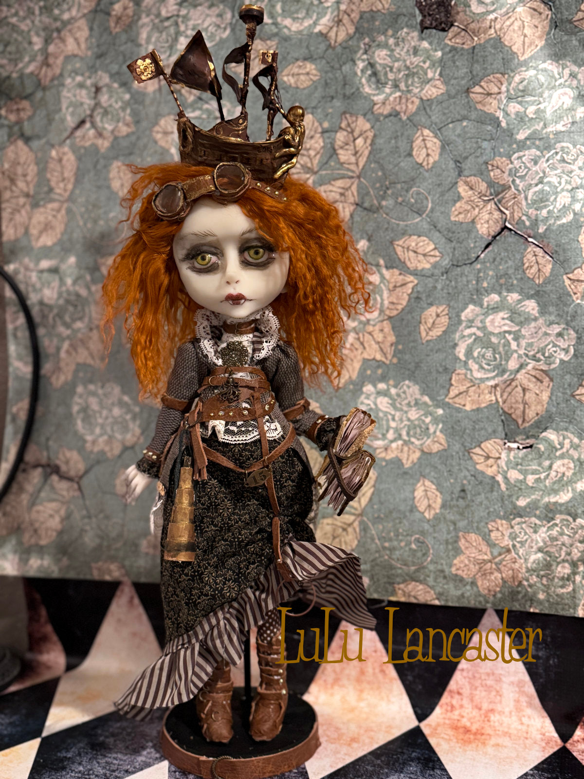 Eaton Constant Steampunk Vampire Original LuLu Lancaster Art Doll